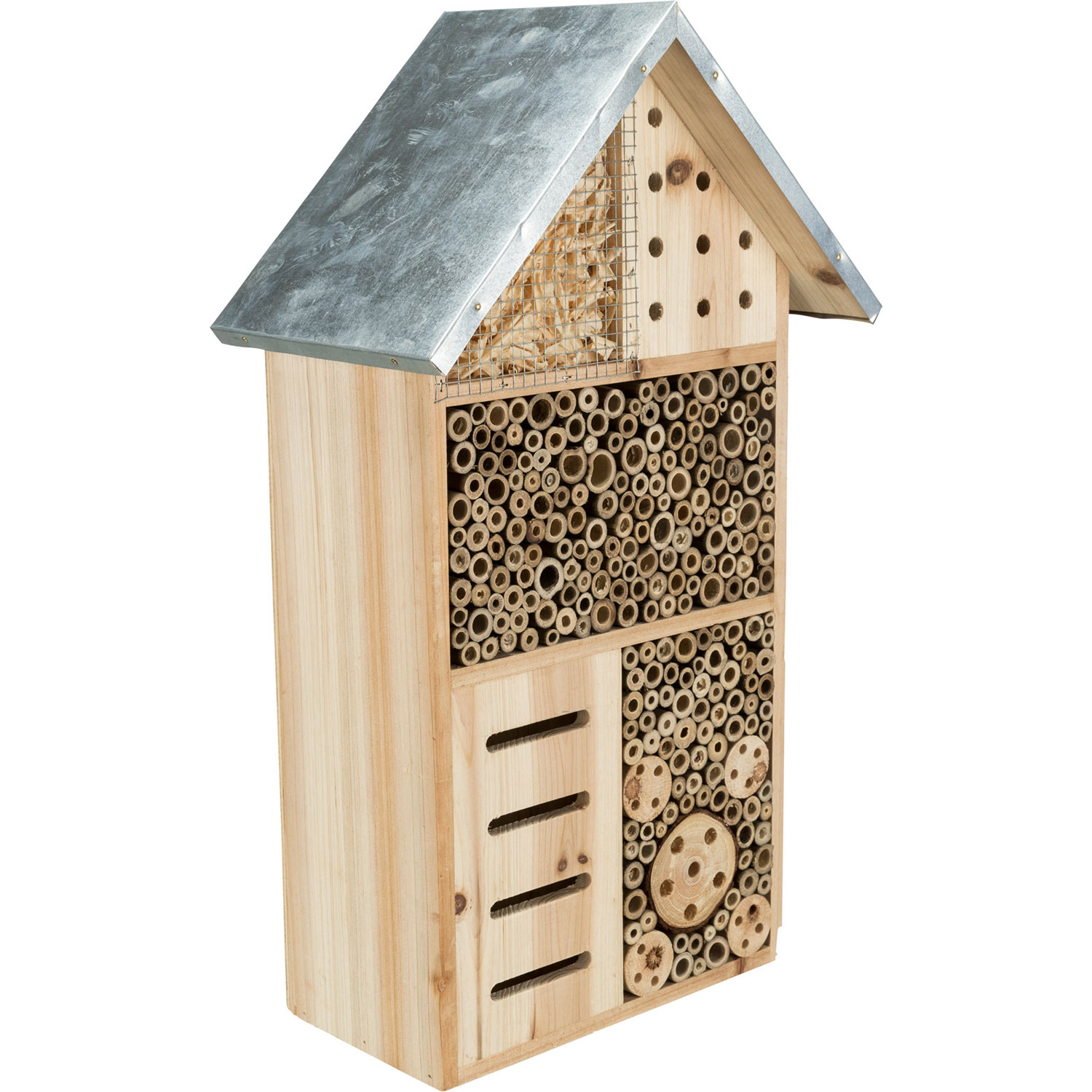Hotel Insectos, Madera, 29 × 49 × 16 cm