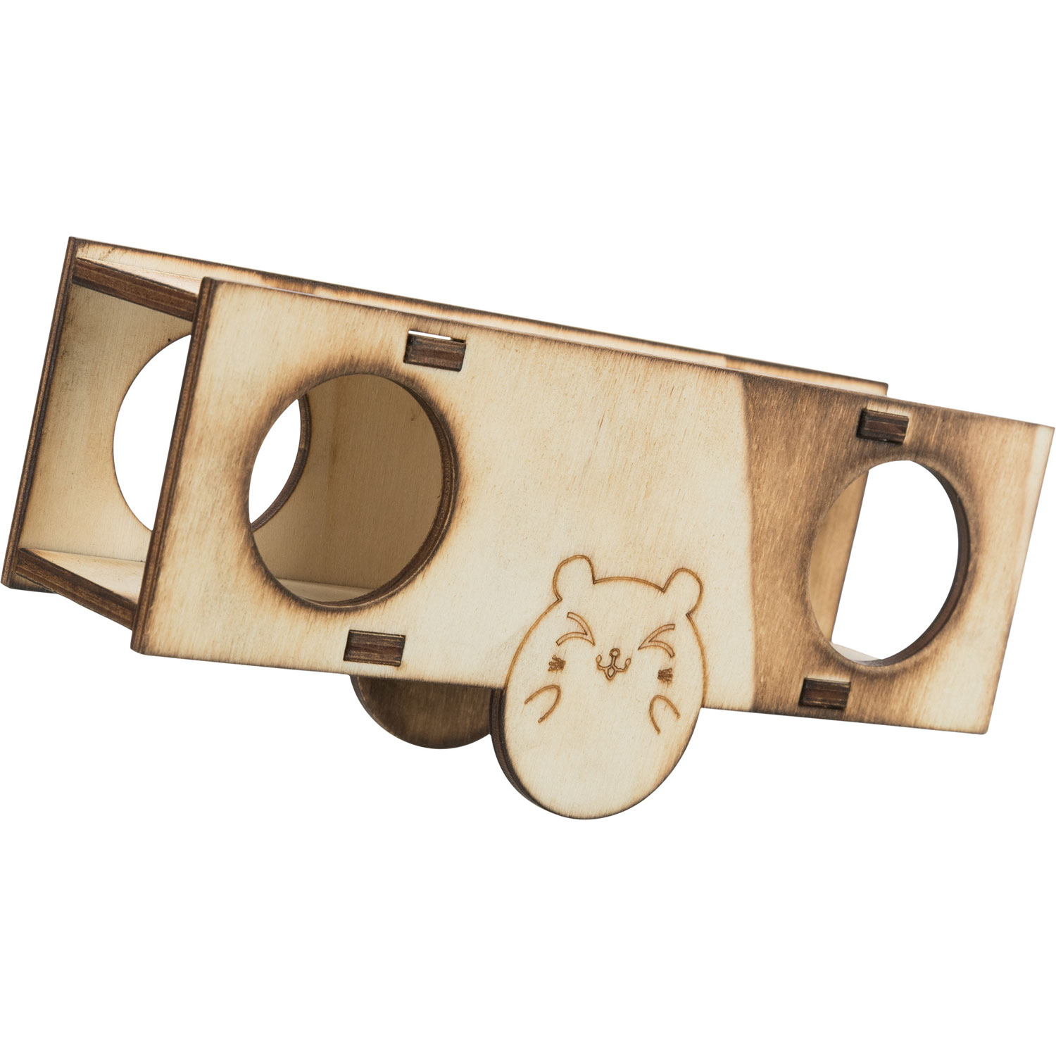 Balancín para Hámsters y Ratones, Madera/Laminada, 5 × 7.5 × 17 cm