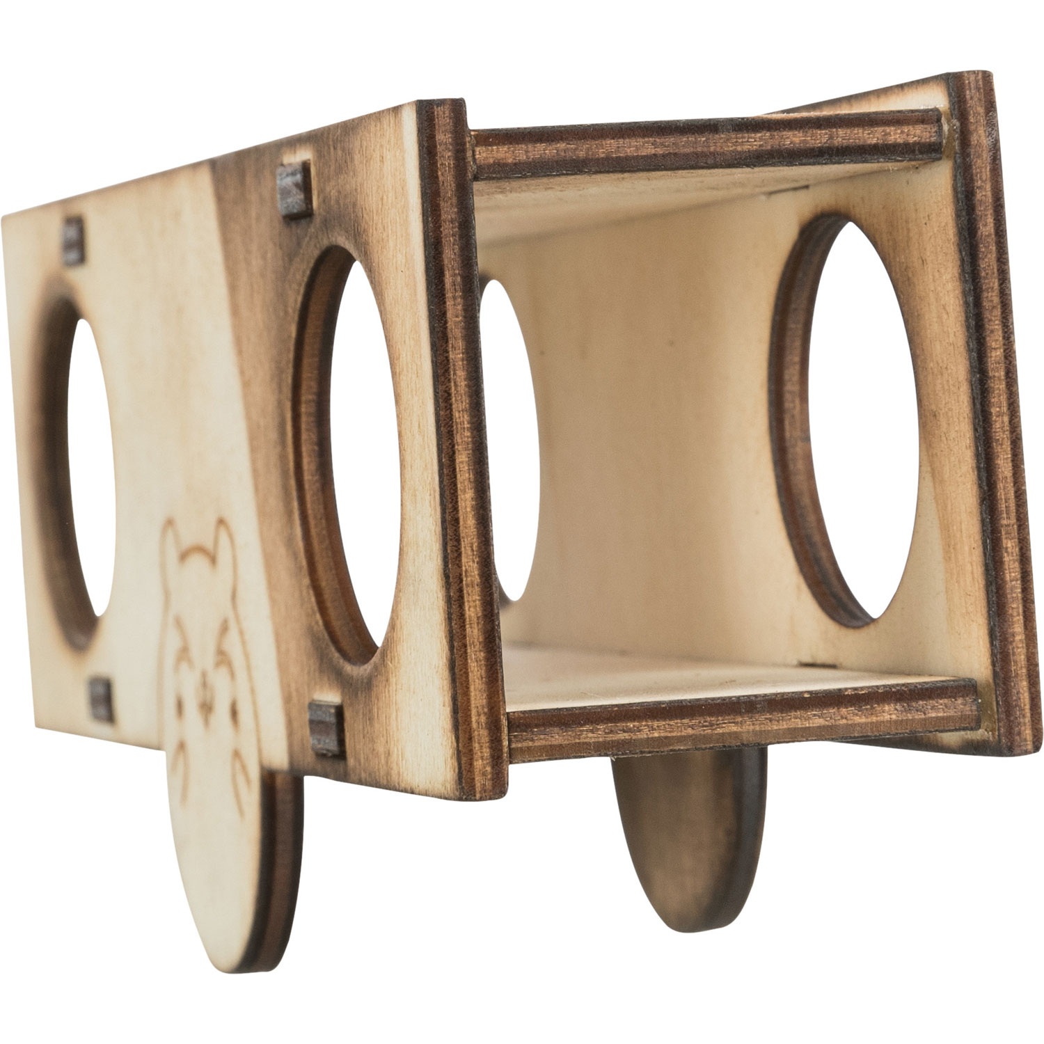 Balancín para Hámsters y Ratones, Madera/Laminada, 5 × 7.5 × 17 cm