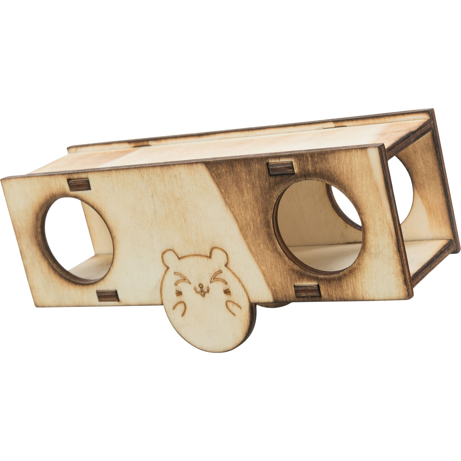 Balancín para Hámsters y Ratones, Madera/Laminada, 5 × 7.5 × 17 cm