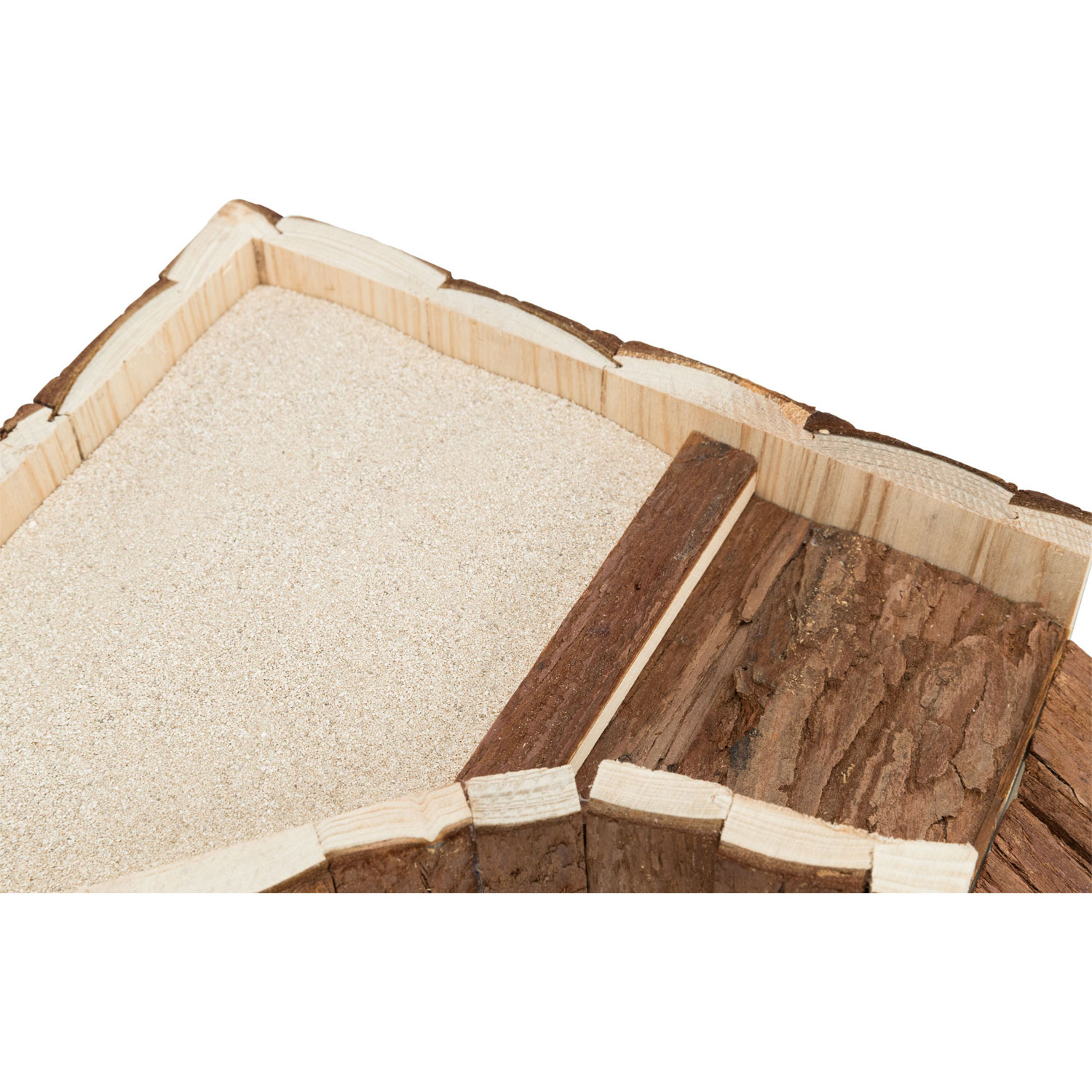 Casa Hedwig con terraza en el techo, Hámsters, Madera Laminada, 30 × 14 × 26 cm