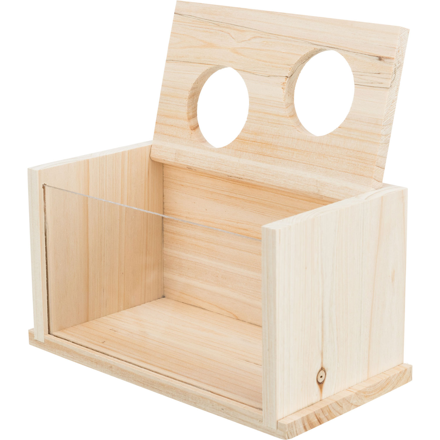 Bañera de Arena, Ratones/Hámsters, Madera, 22 × 12 × 12 cm