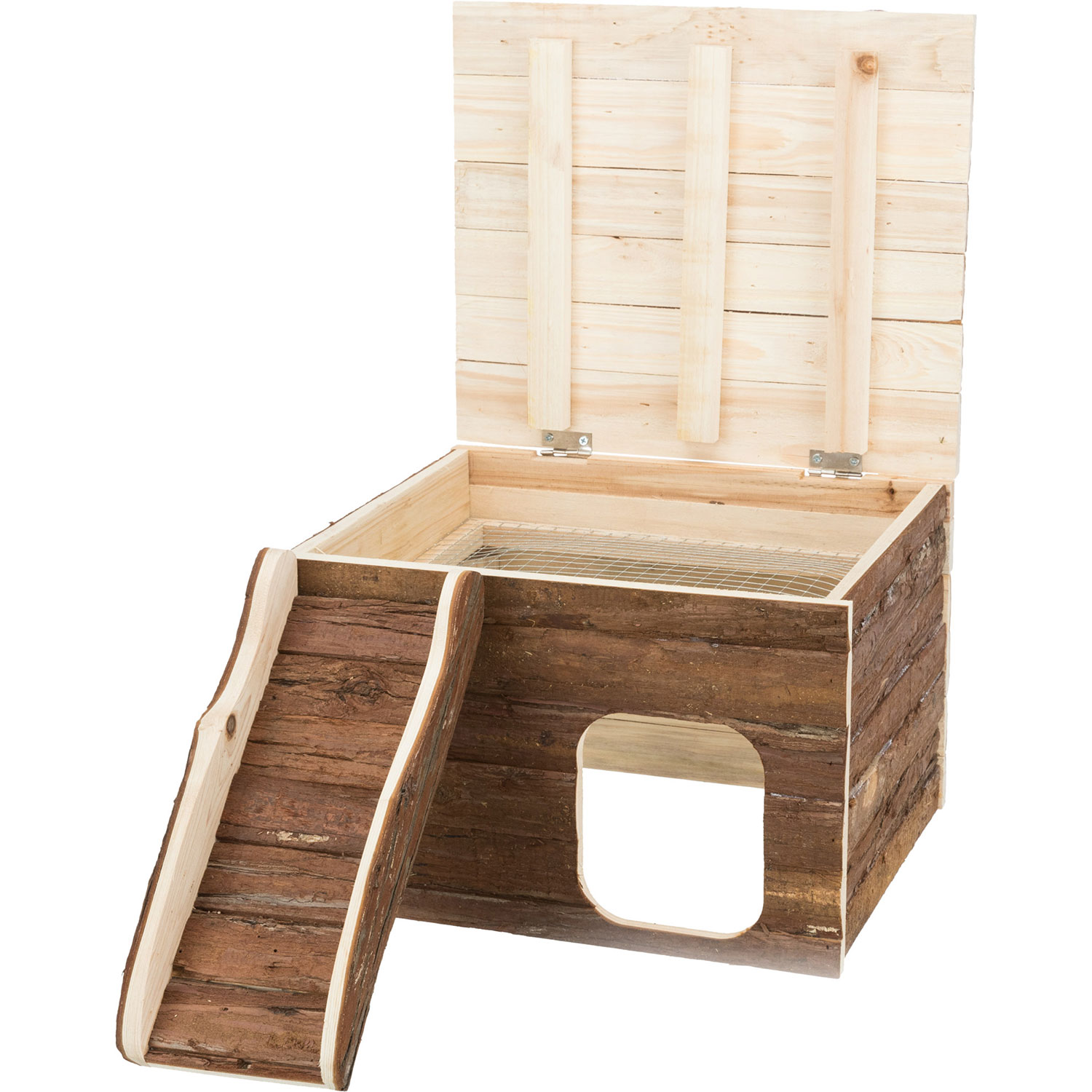 Casa Funcional Gunnar, Cobayas, Madera Laminada, 35 × 23 × 30/53 cm
