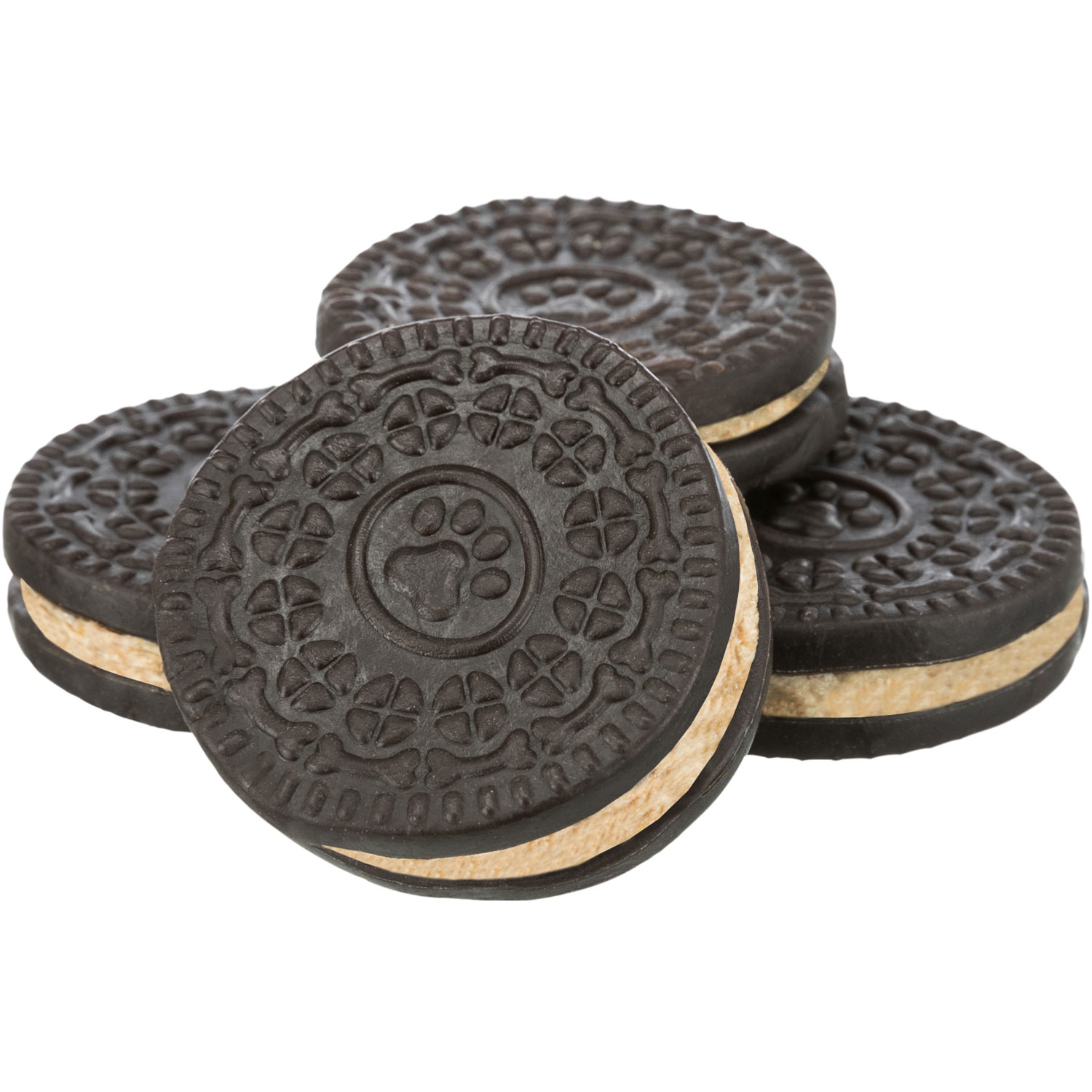 Galletas Blanco y Negro, ø 4 cm, 4 pcs./100 g