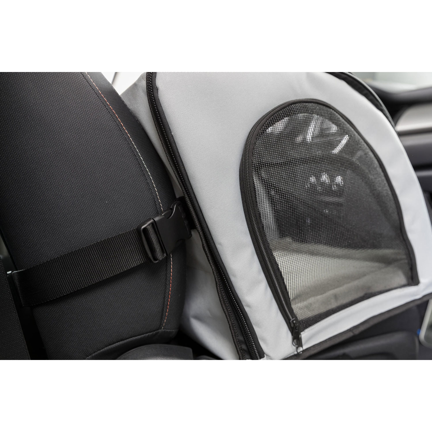 Asiento para Coche, 44 × 37 × 40 cm, Gris/Negro