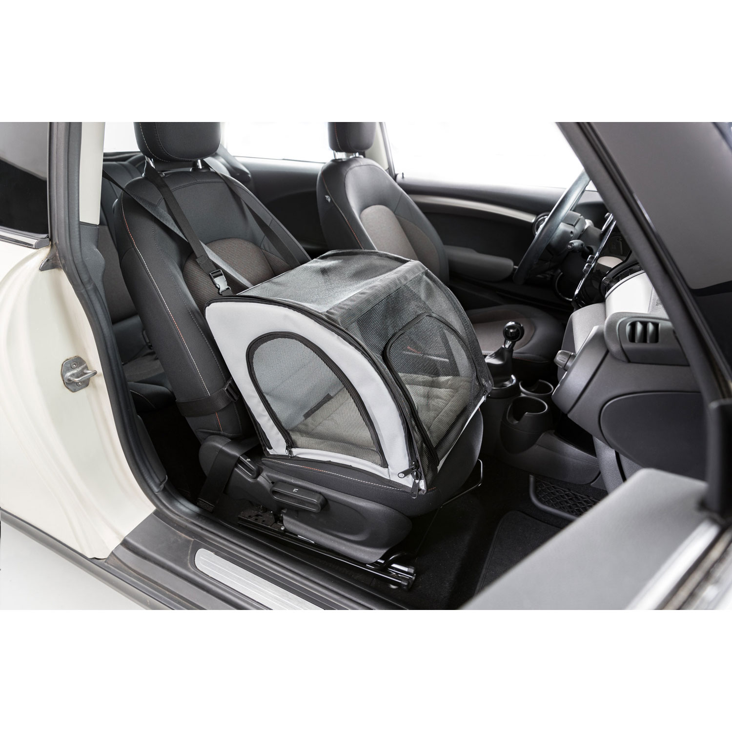 Asiento para Coche, 44 × 37 × 40 cm, Gris/Negro
