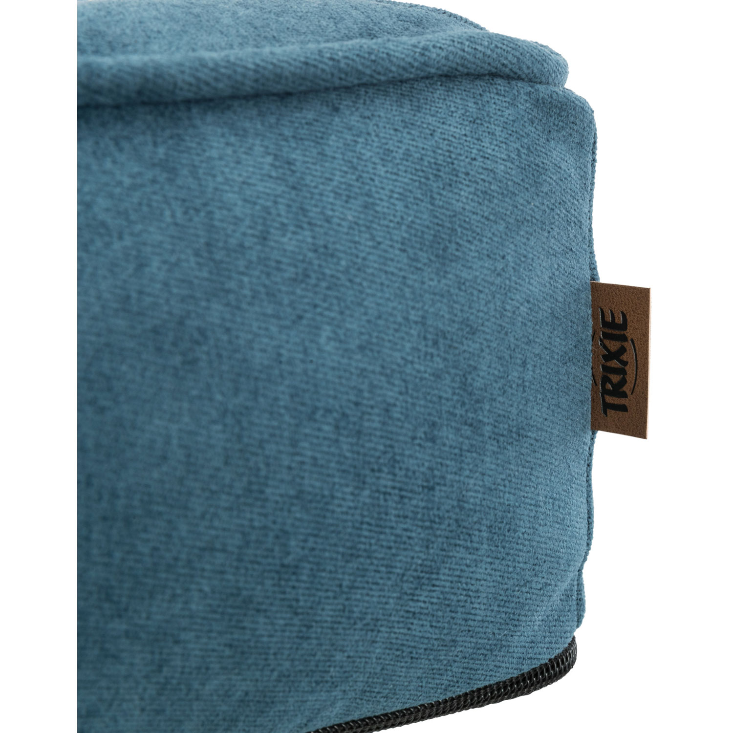 Vital Cama Tonio, cuadrado, 60 × 50 cm, Azul petróleo/Blanco-Gris