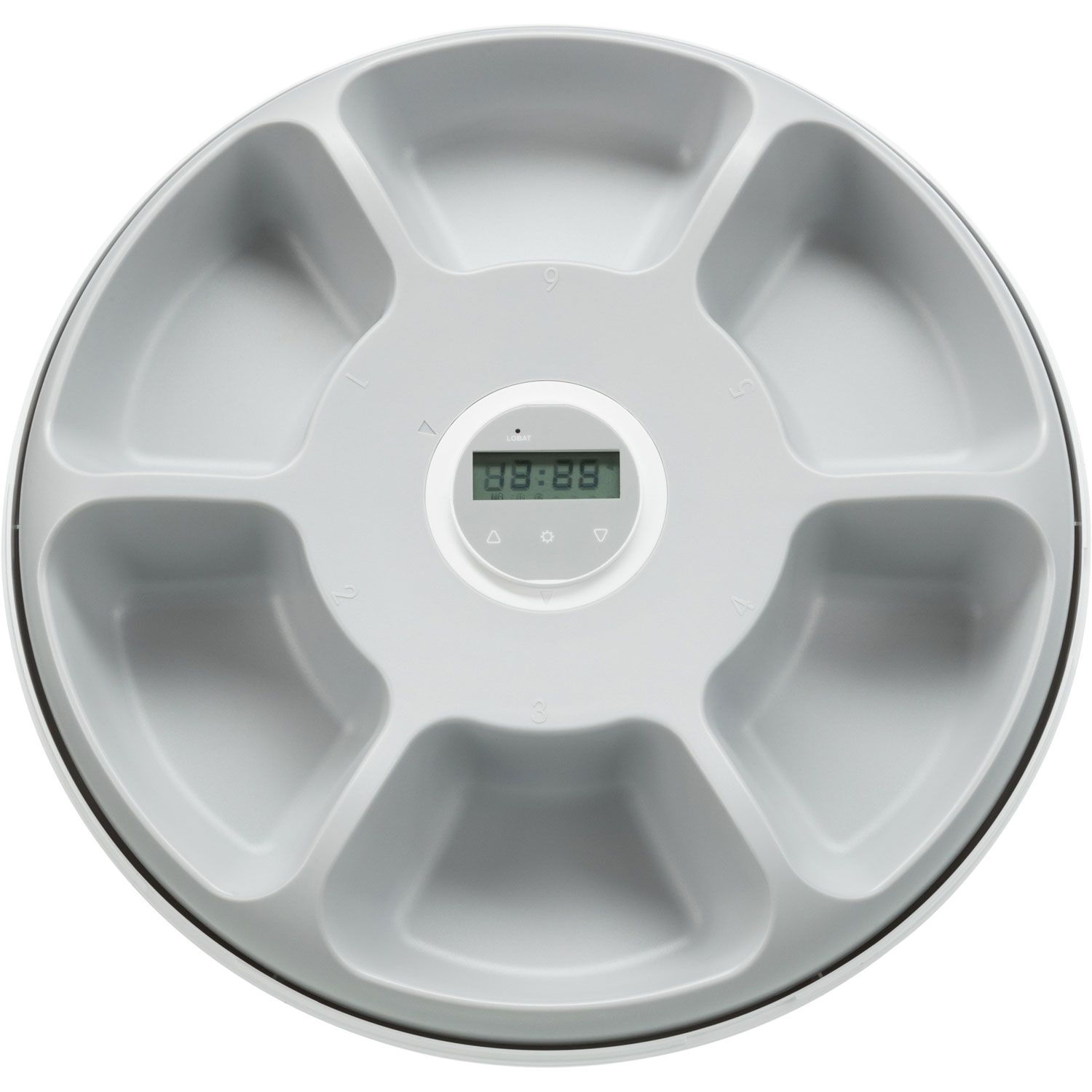 Comedero Automático TX5+1, 6 × 0,18 l/ø 32 × 8 cm, Blanco