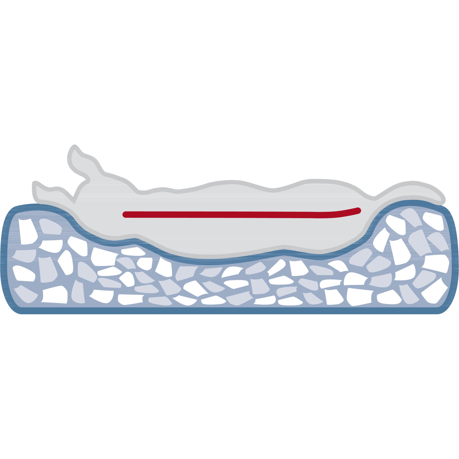 Vital Cueva Tonio, 35 × 30 × 40 cm, Azul petróleo/Blanco-Gris