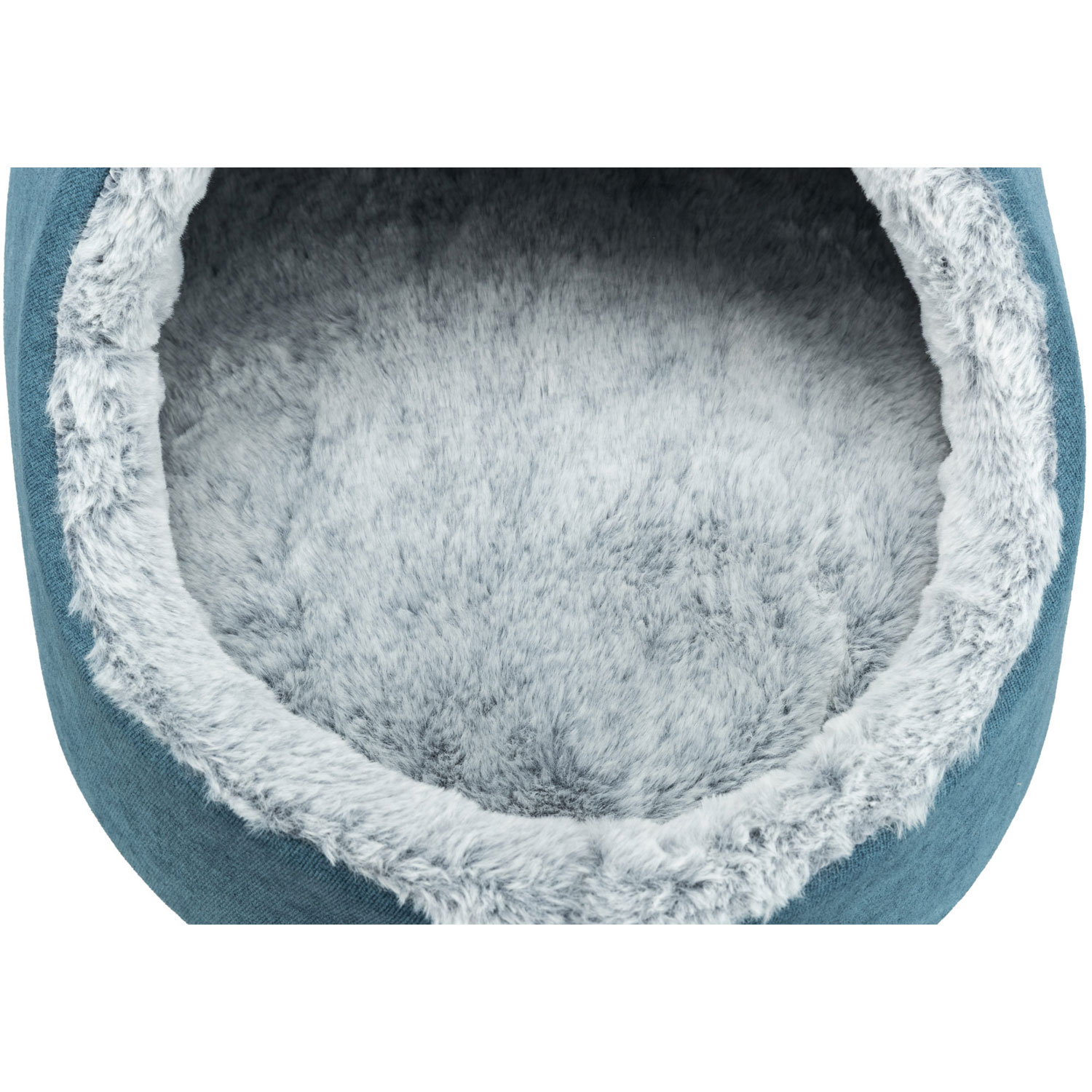 Vital Cueva Tonio, 35 × 30 × 40 cm, Azul petróleo/Blanco-Gris