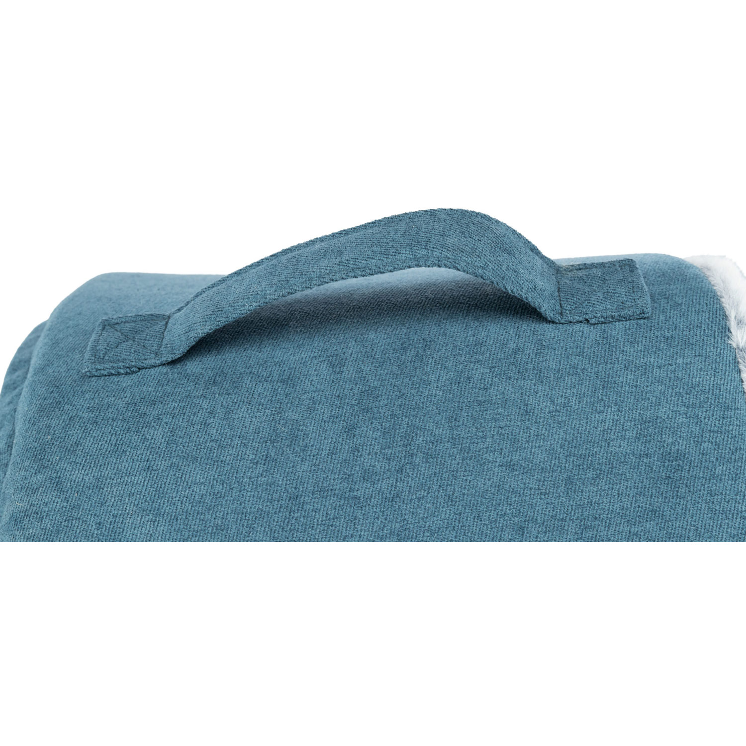 Vital Cueva Tonio, 35 × 30 × 40 cm, Azul petróleo/Blanco-Gris