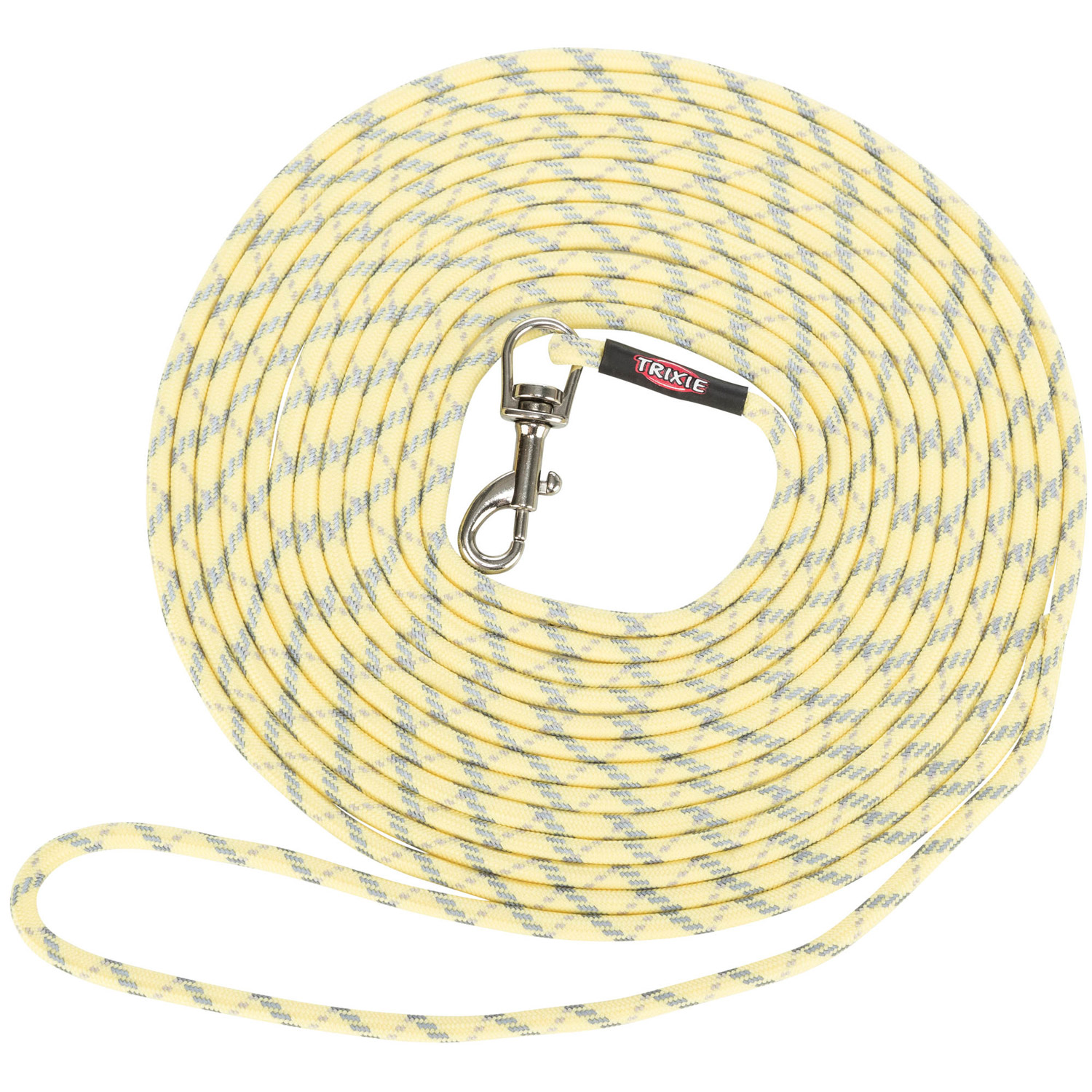 Junior Correa de Rastreo para Cachorros,  XXS–XS, amarillo,  4 m/ø 4 mm