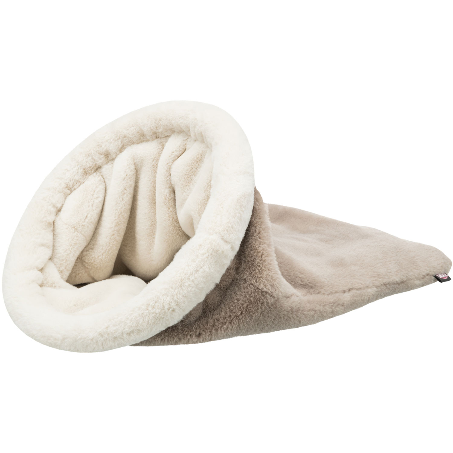Saco Amira, ø 30 × 50 cm, Taupe/Crema