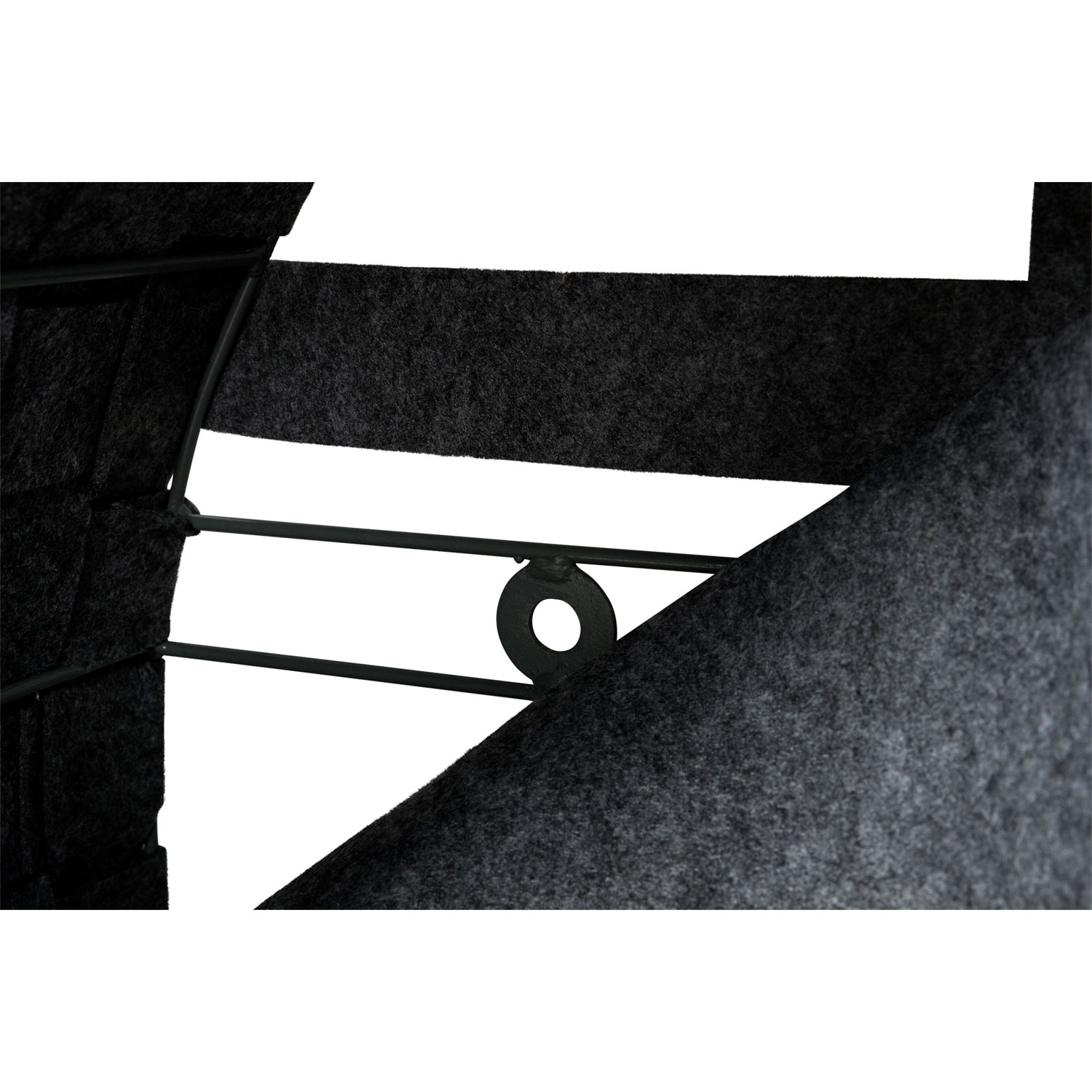 Cueva Lennie para montar en la pared, fieltro, 45 × 30 × 30 cm, Gris