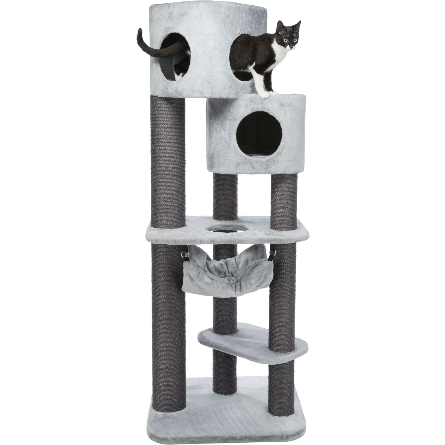 Poste Rascador Pirro, 174 cm, Gris