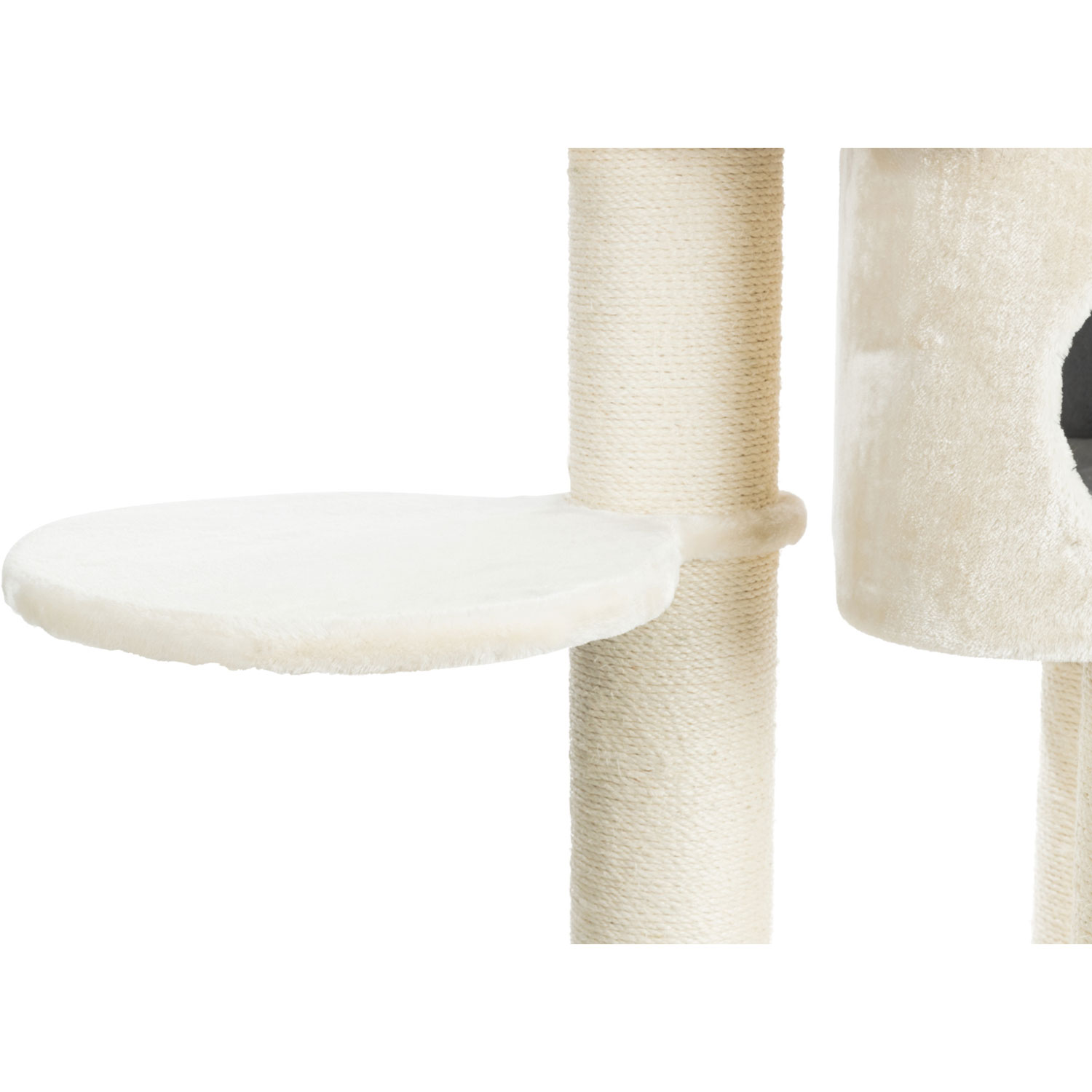 Poste Rascador Lauretta, 120 cm, Crema