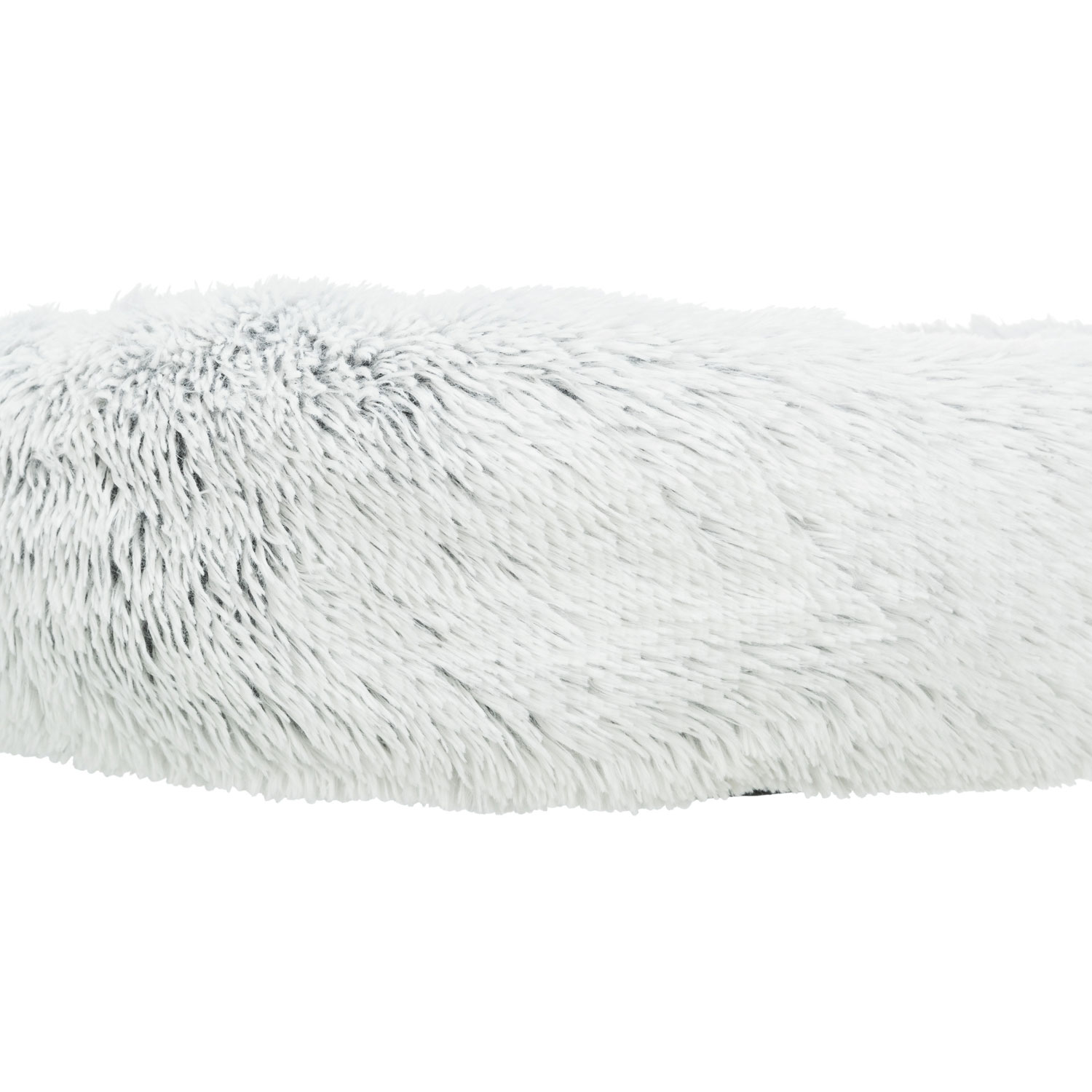 Cama Harvey, redonda, ø 70 cm, Blanca-Negra