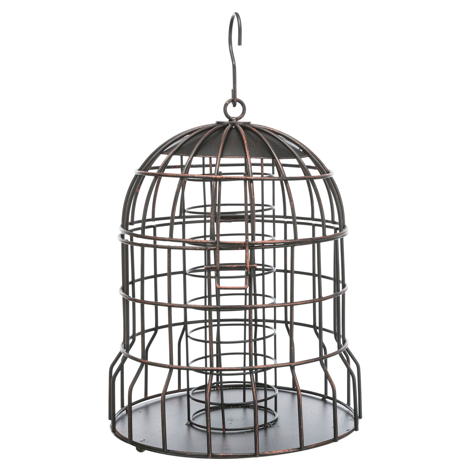 Soporte para bolas de grasa, metal, ø 20 × 25 cm, Negro/Bronce