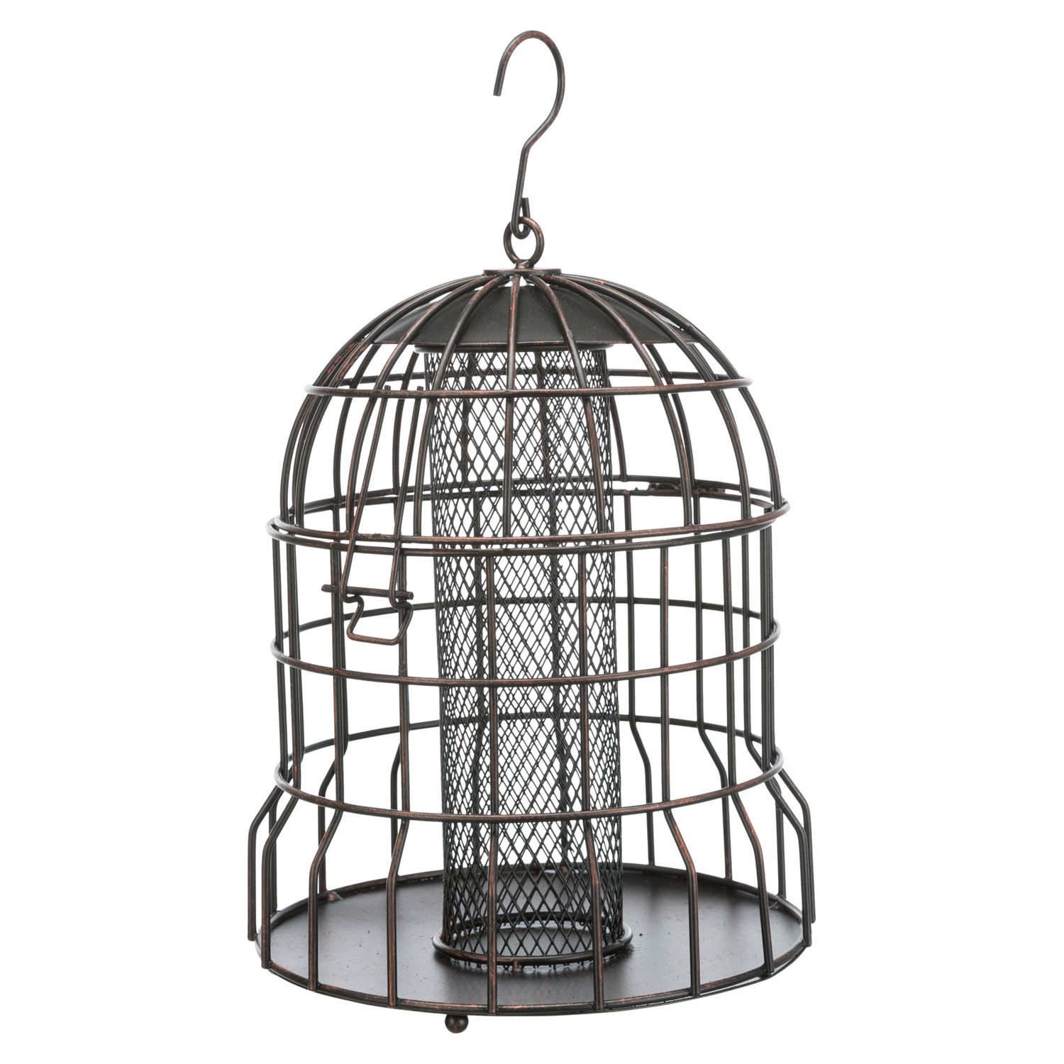 Dispensador de cacahuetes, metal, 820 ml/ø 20 cm, Negro/Bronce