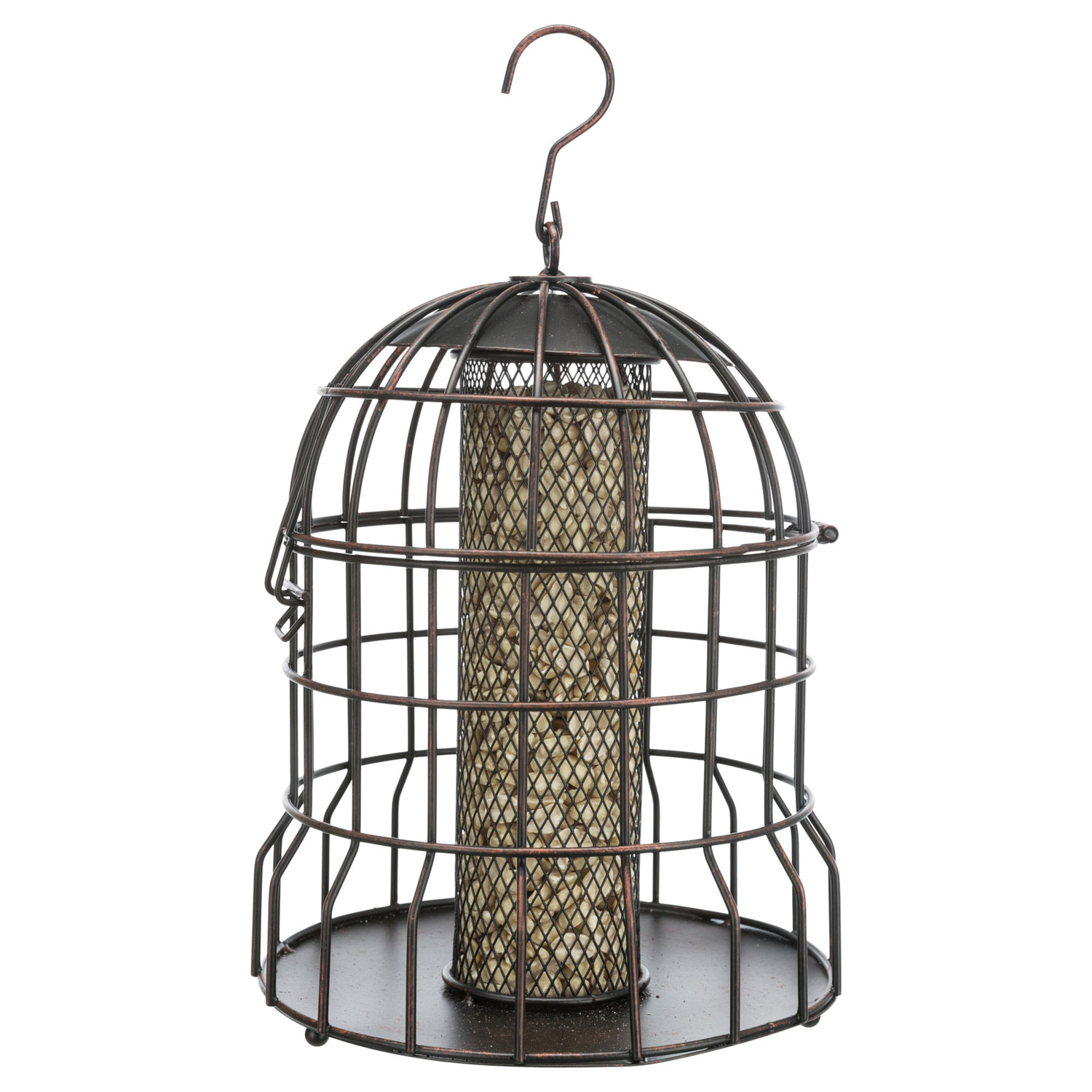 Dispensador de cacahuetes, metal, 820 ml/ø 20 cm, Negro/Bronce