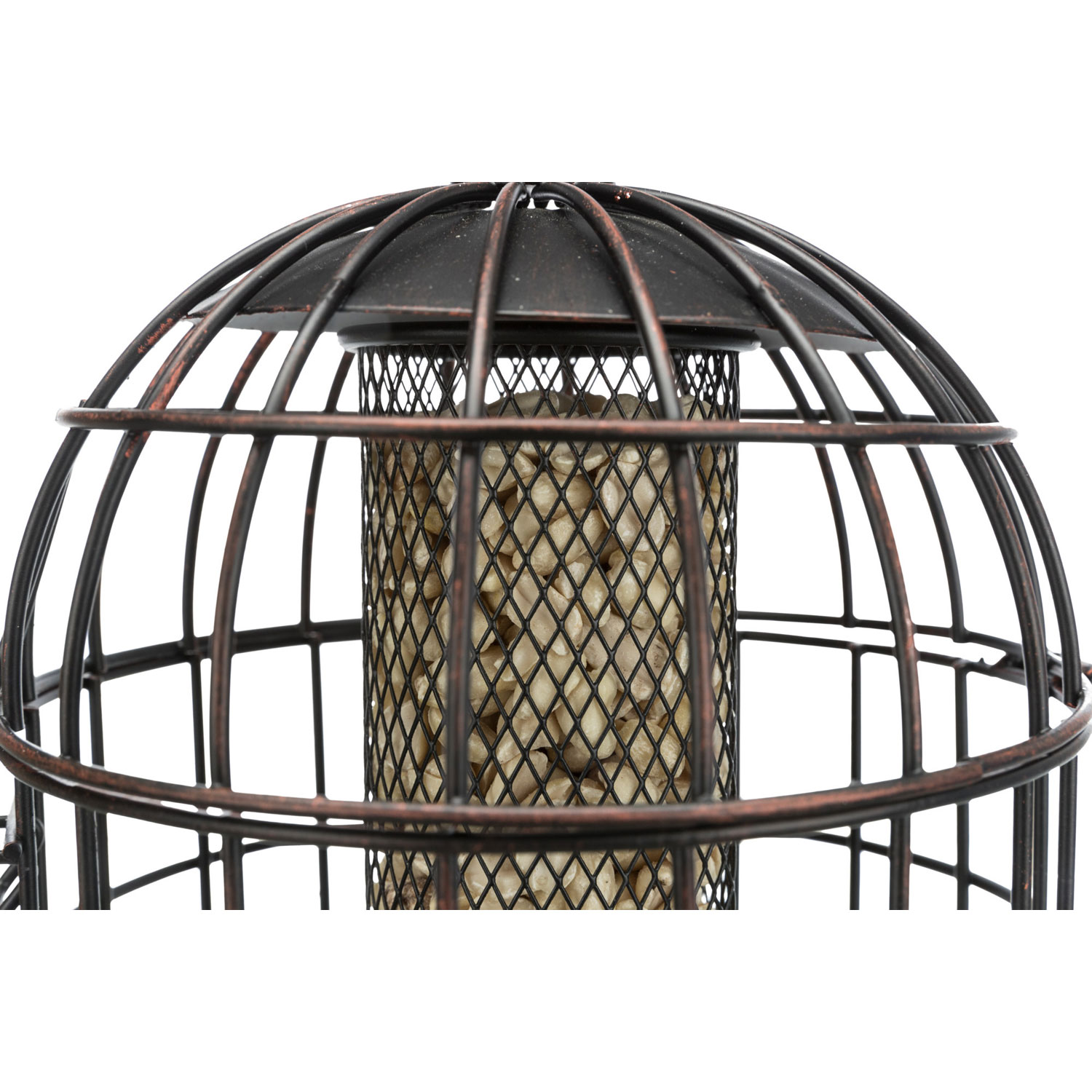 Dispensador de cacahuetes, metal, 820 ml/ø 20 cm, Negro/Bronce