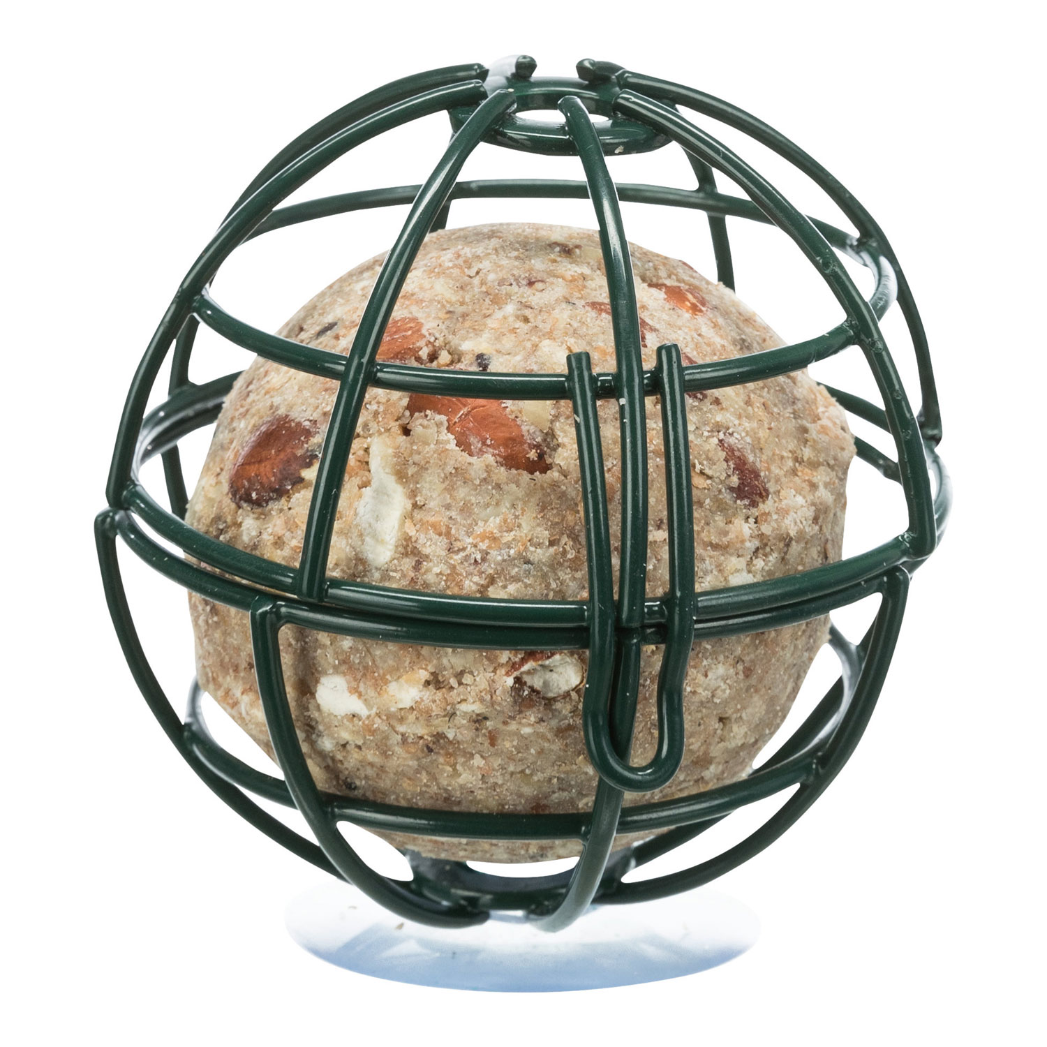 Soporte de bolas de grasa para el cristal de la ventana, metal, ø 7 cm, Verde oscuro