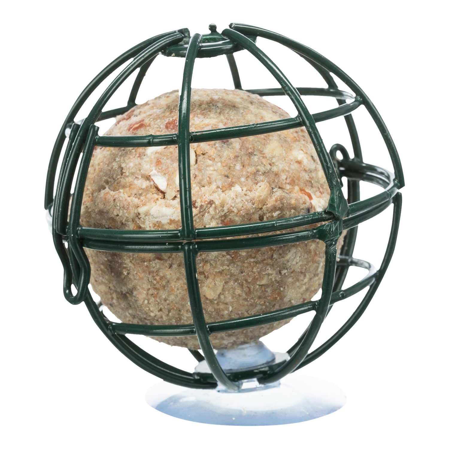 Soporte de bolas de grasa para el cristal de la ventana, metal, ø 7 cm, Verde oscuro