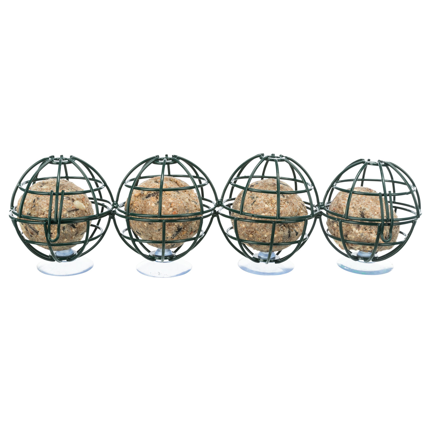 Soporte de bolas de grasa para el cristal de la ventana, metal, ø 7 × 29 cm, Verde oscuro