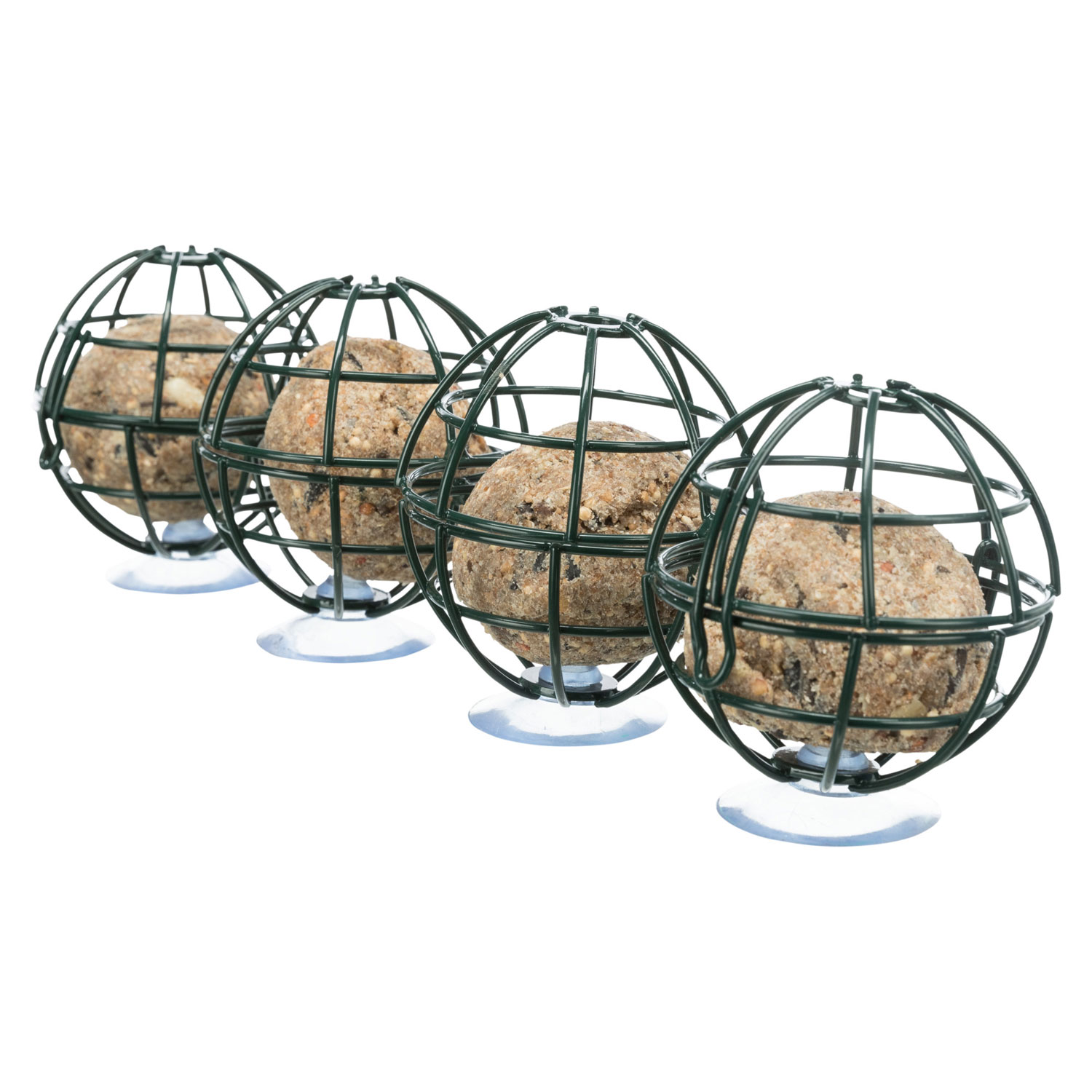 Soporte de bolas de grasa para el cristal de la ventana, metal, ø 7 × 29 cm, Verde oscuro