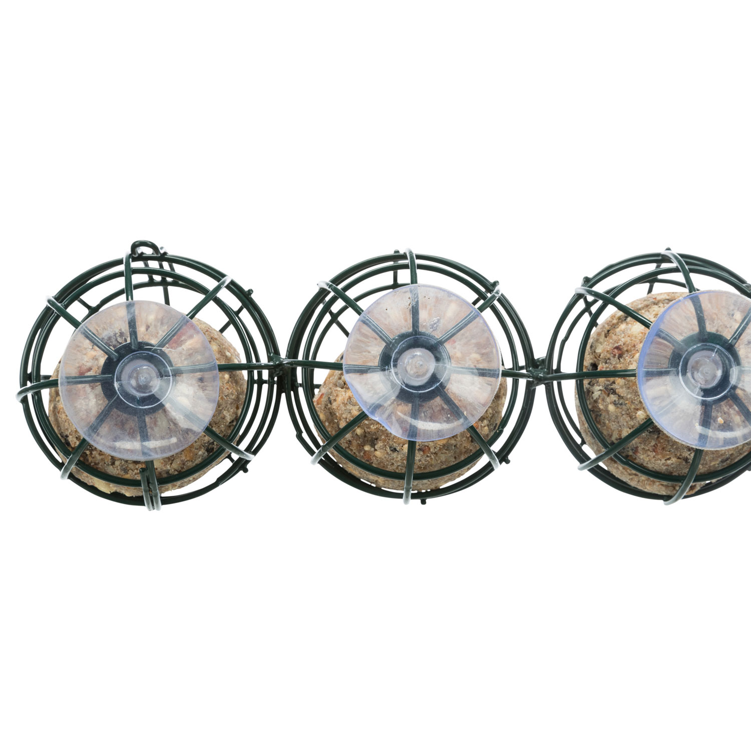 Soporte de bolas de grasa para el cristal de la ventana, metal, ø 7 × 29 cm, Verde oscuro