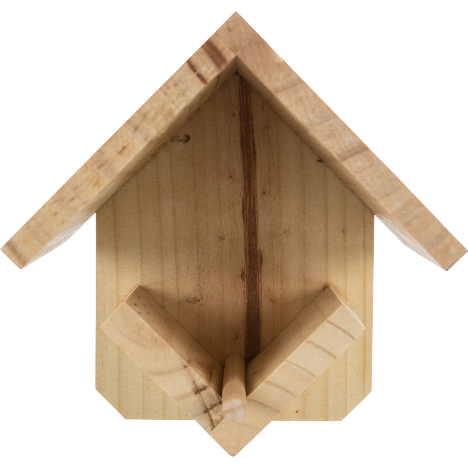 Soporte de mantequilla de maní, pino, 15 × 15 × 13 cm