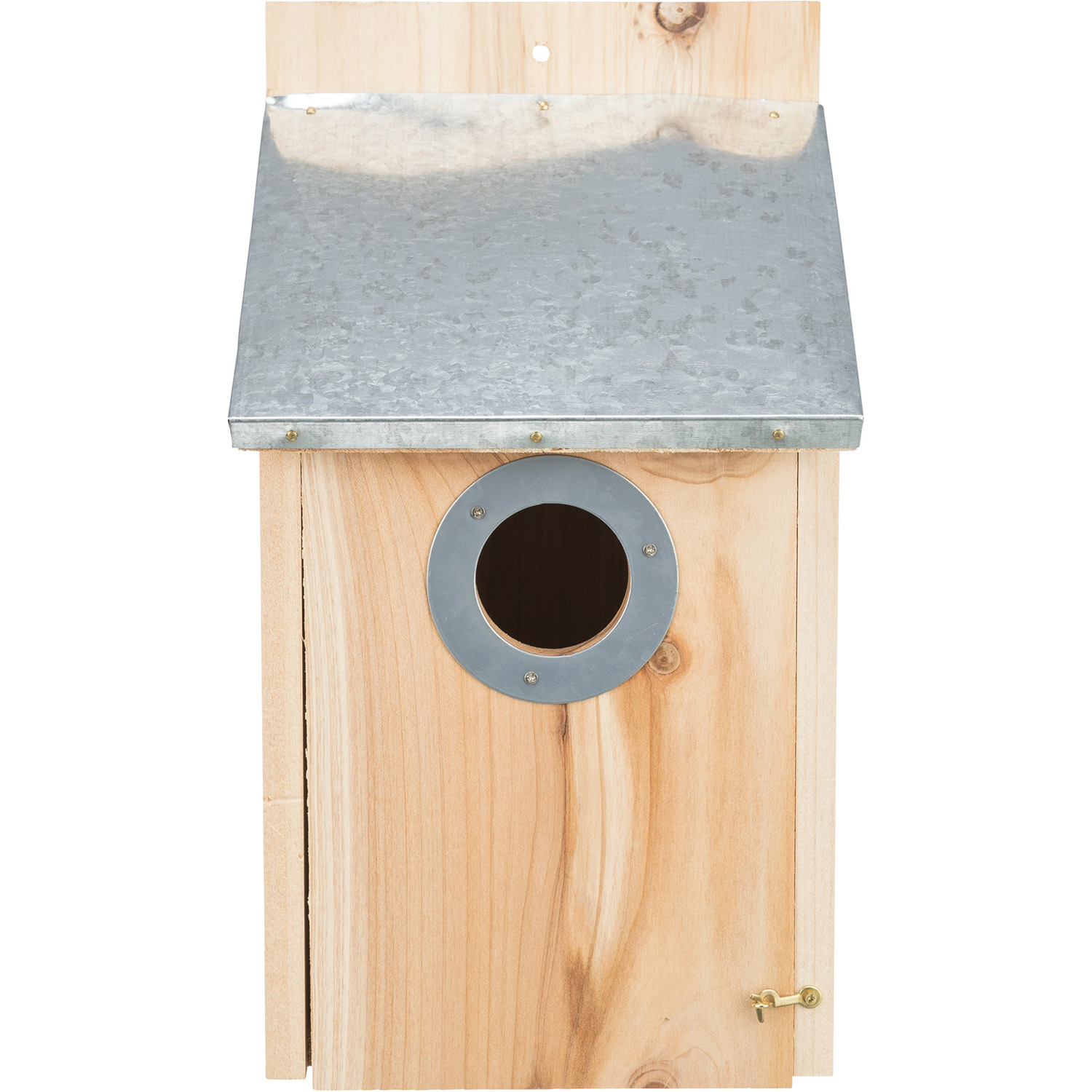 Caja nido para estorninos, madera de pino, 18 × 31 × 16 cm/ø 4.5 cm