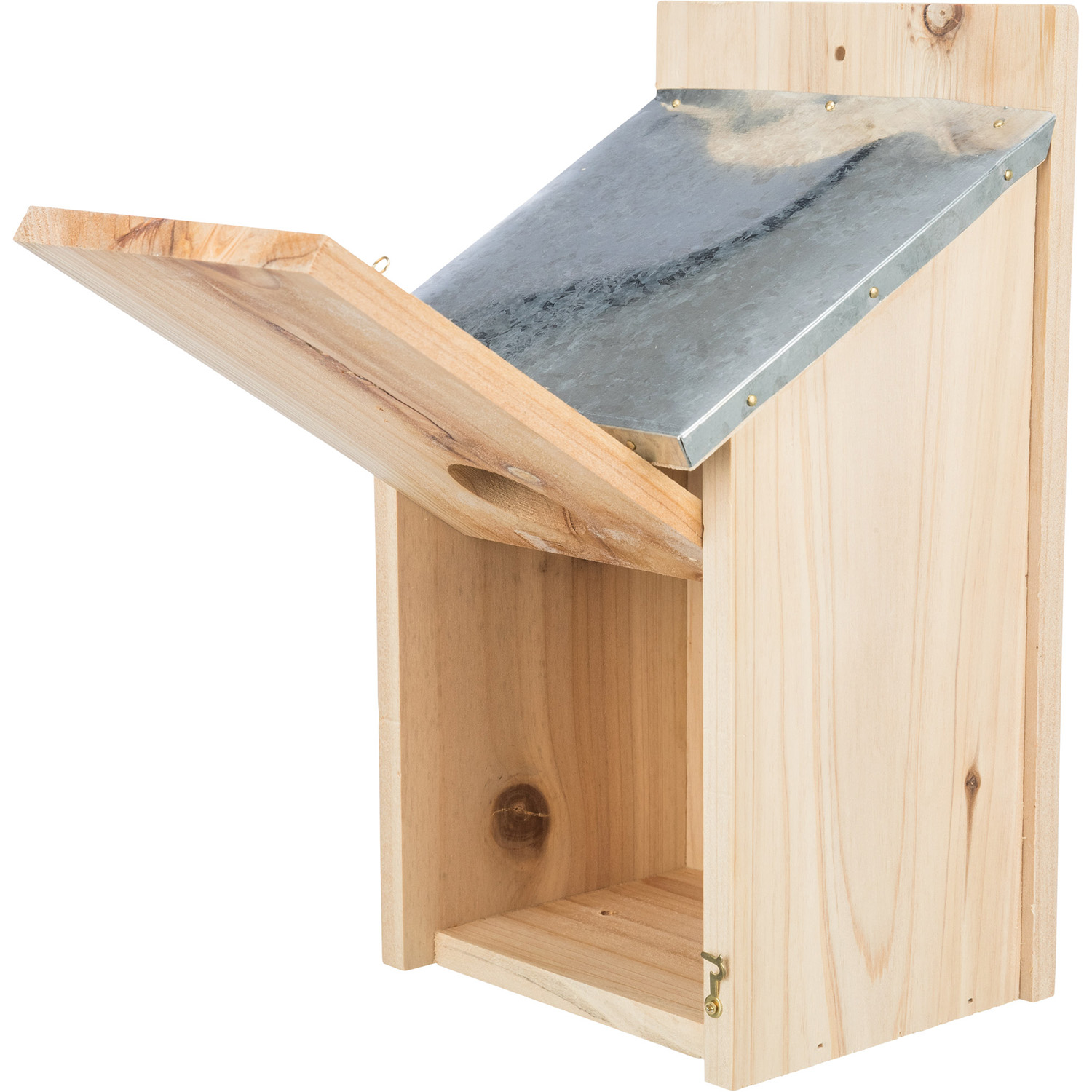 Caja nido para estorninos, madera de pino, 18 × 31 × 16 cm/ø 4.5 cm