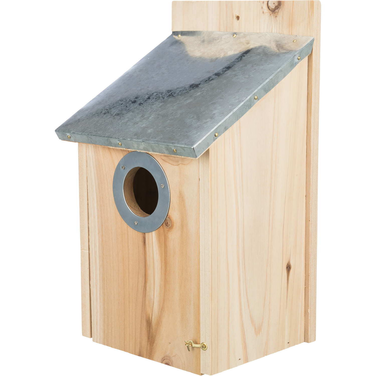 Caja nido para estorninos, madera de pino, 18 × 31 × 16 cm/ø 4.5 cm