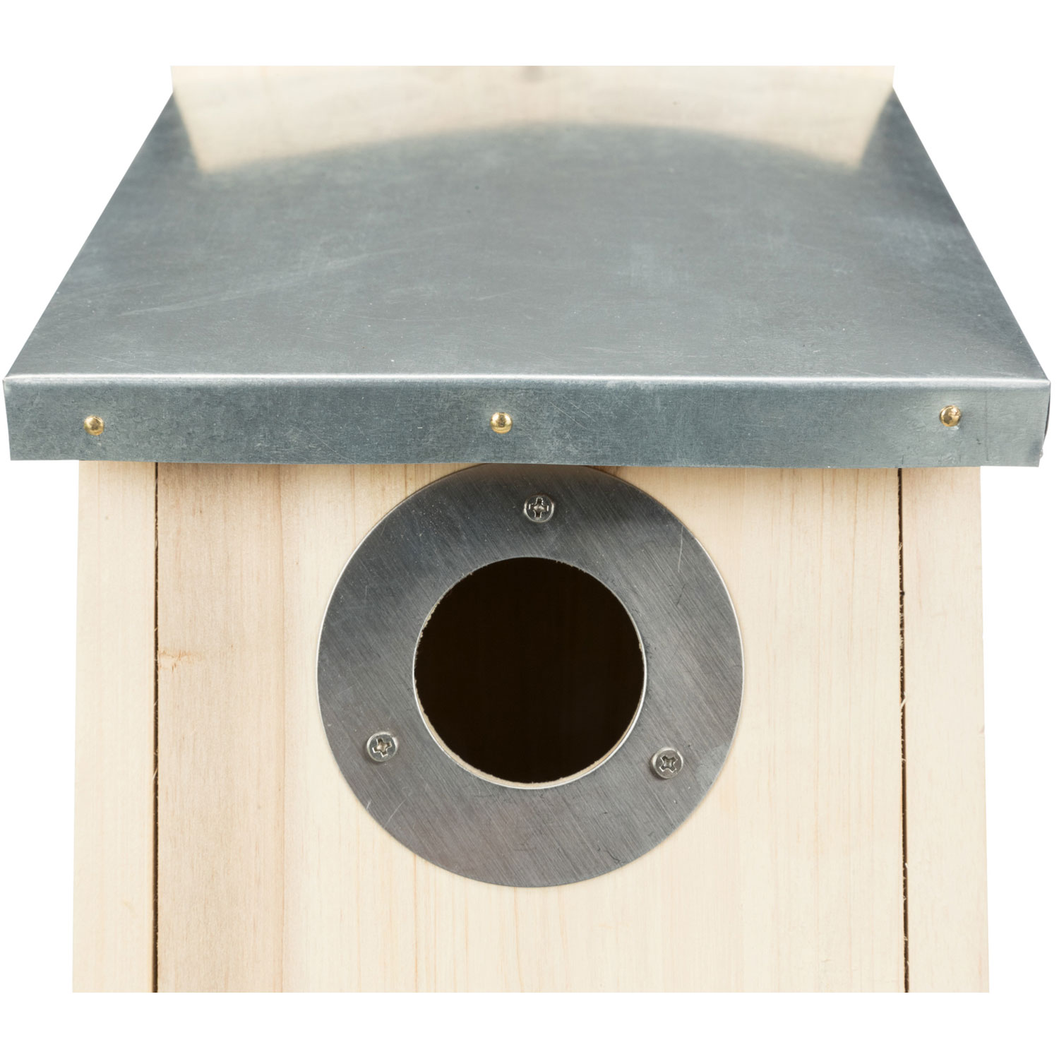 Caja nido para estorninos, madera de pino, 18 × 31 × 16 cm/ø 4.5 cm