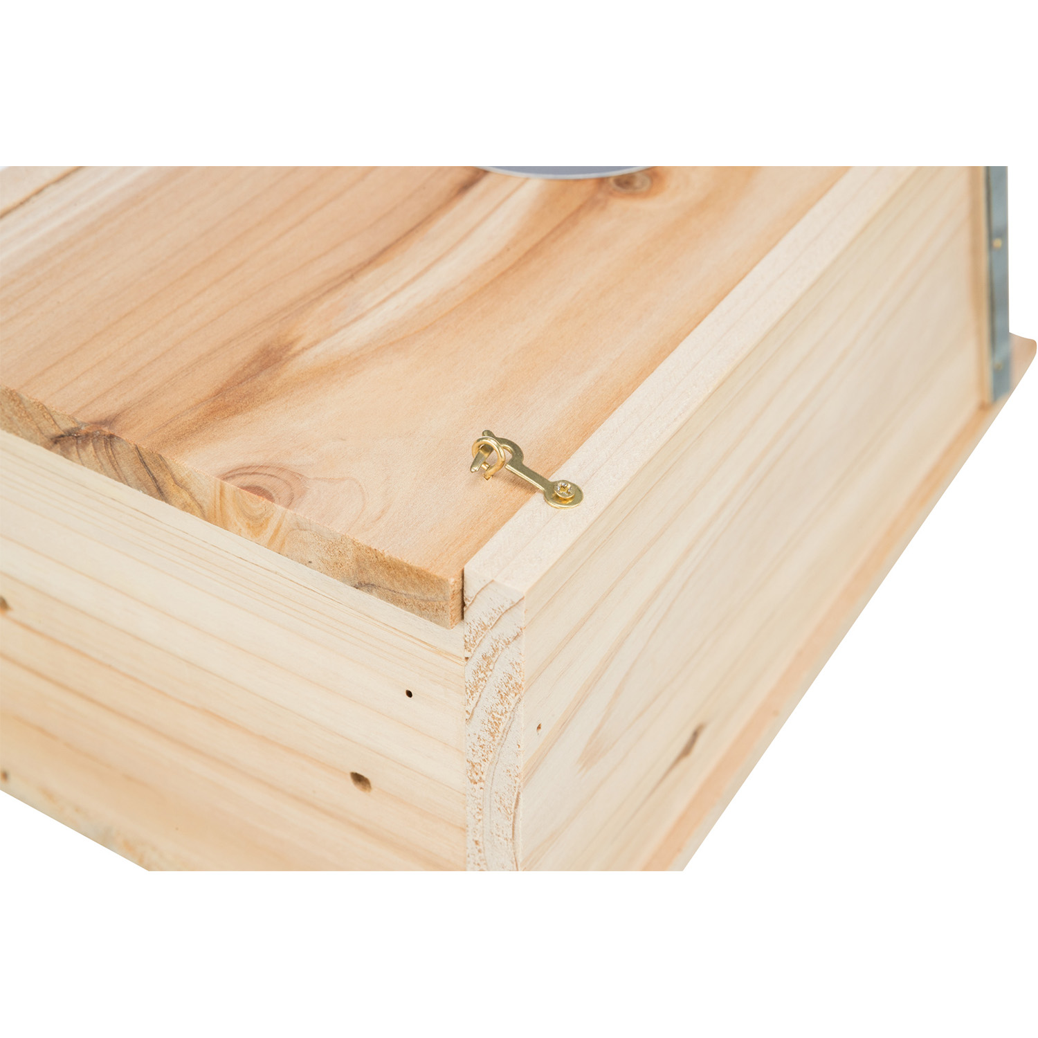 Caja nido para estorninos, madera de pino, 18 × 31 × 16 cm/ø 4.5 cm