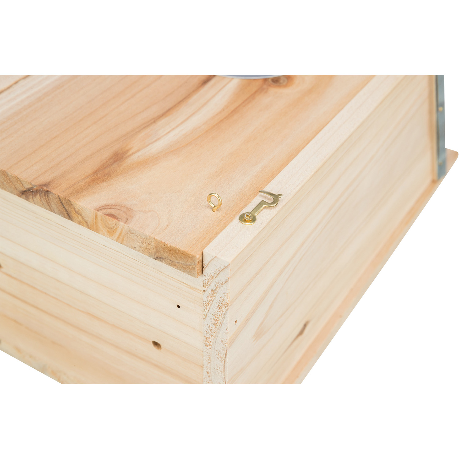 Caja nido para estorninos, madera de pino, 18 × 31 × 16 cm/ø 4.5 cm
