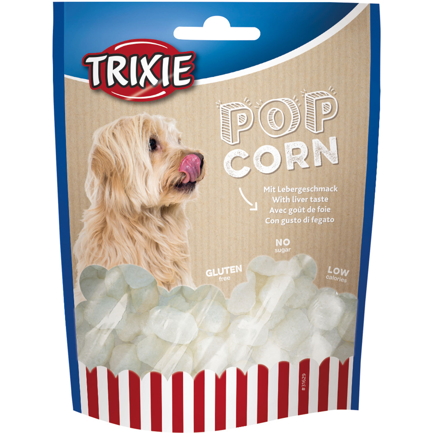 Palomitas con sabor a hígado, 100 g