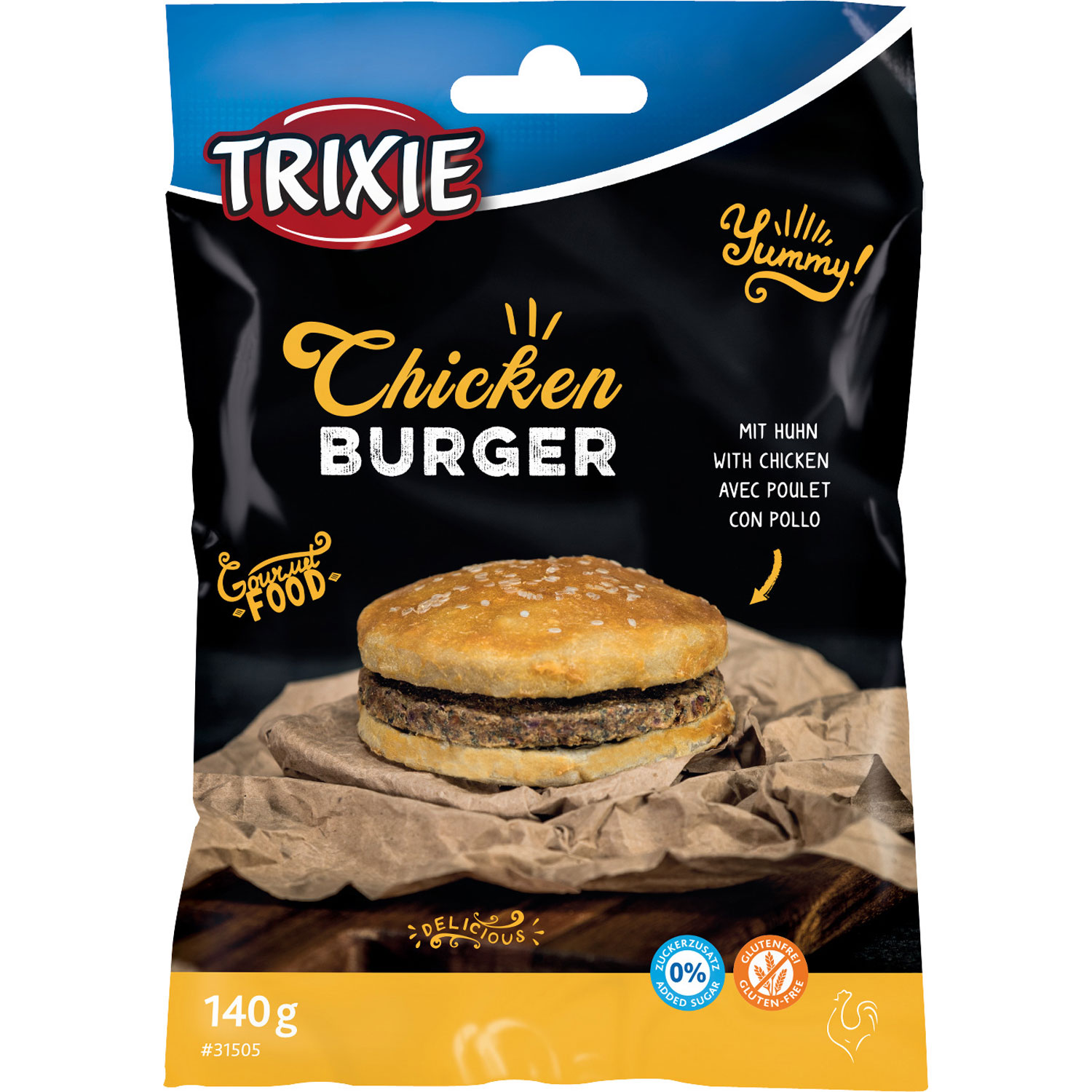 Hamburguesa de Pollo, 9 cm, 140 g