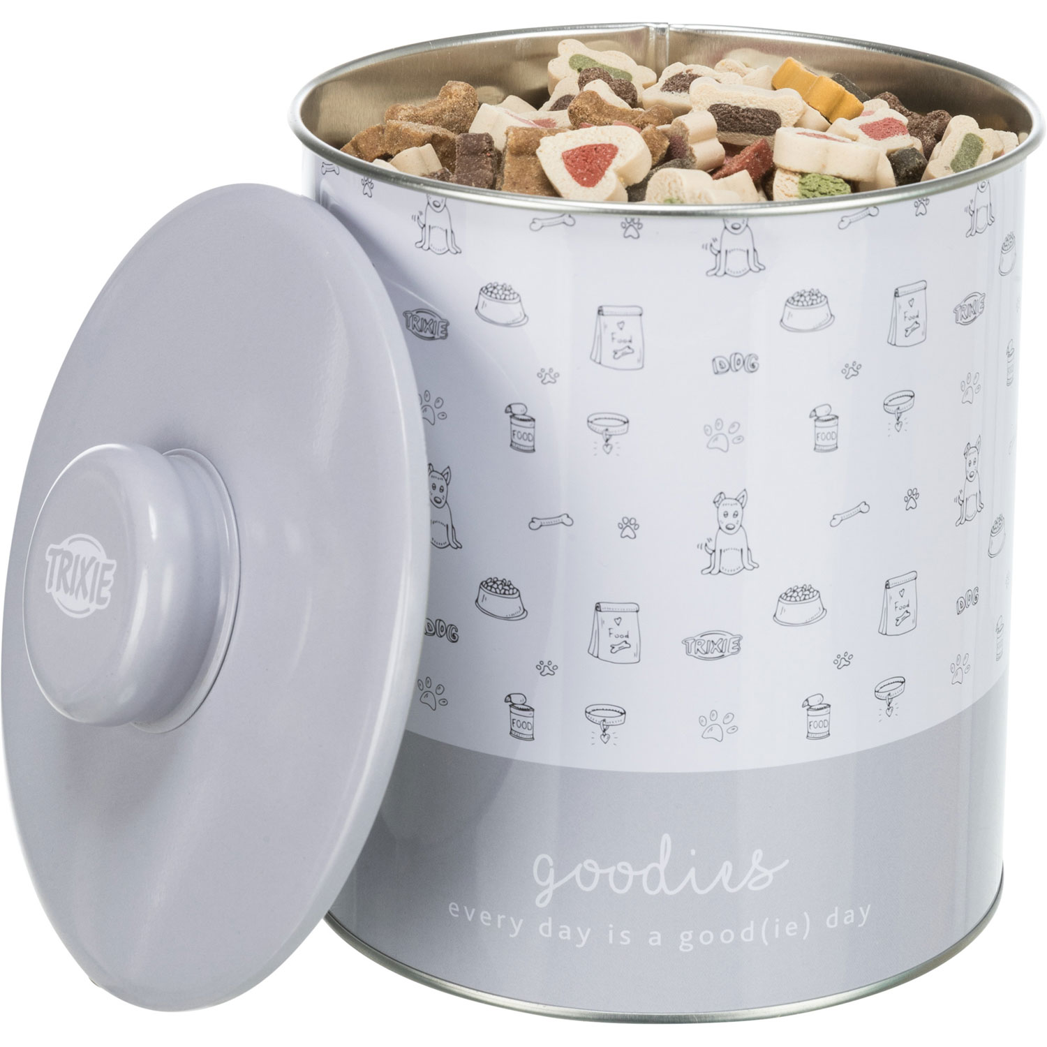 Soft Snack con caja de metal, ø 14 × 17 cm, 1 kg