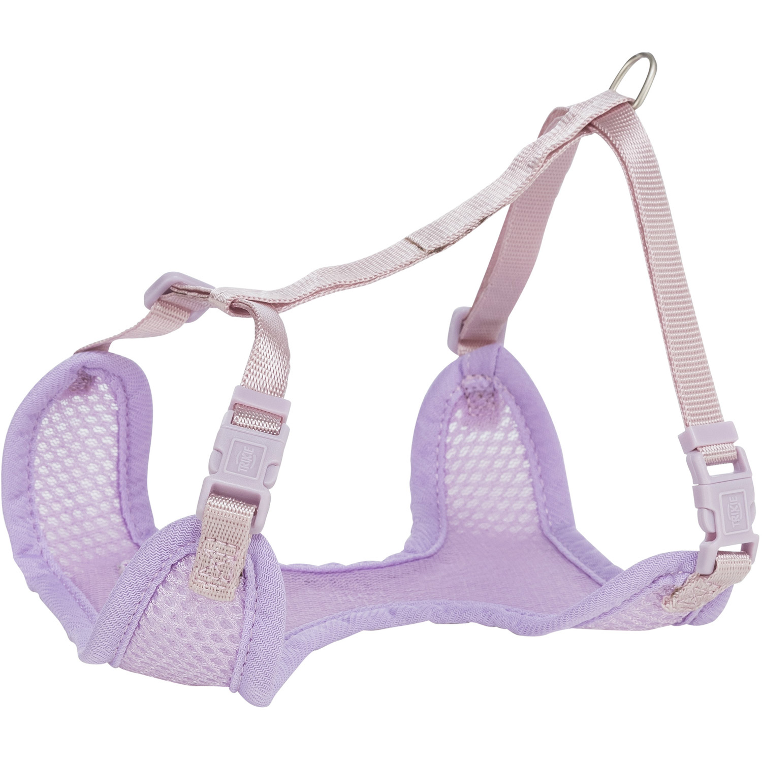Junior Arnés Acolchado con Ramal para Cachorros,  M–L,  lila claro,  36–50 cm/10 mm