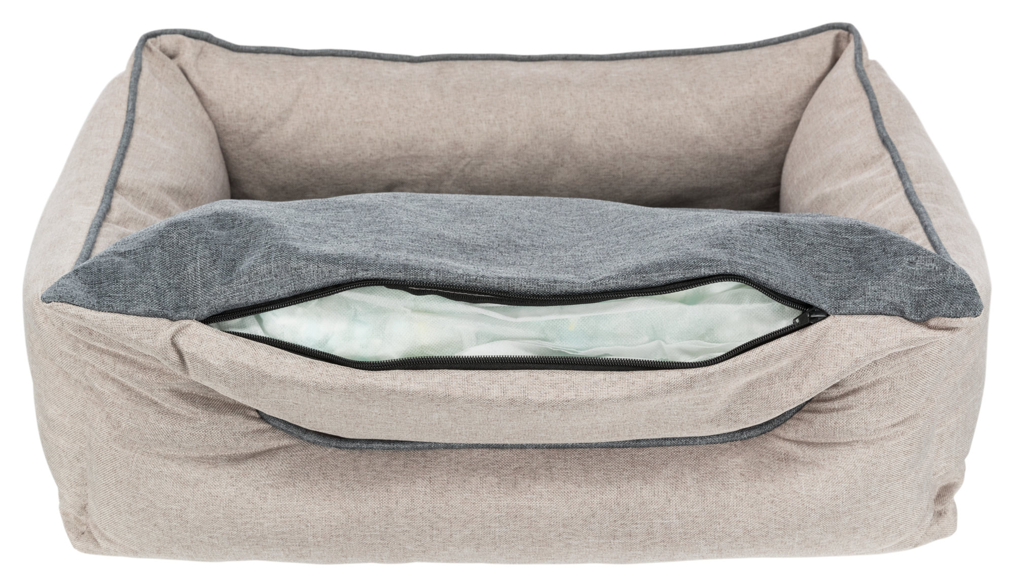Cama Vital Junis, 50 x 40 cm, arena/Gris oscuro
