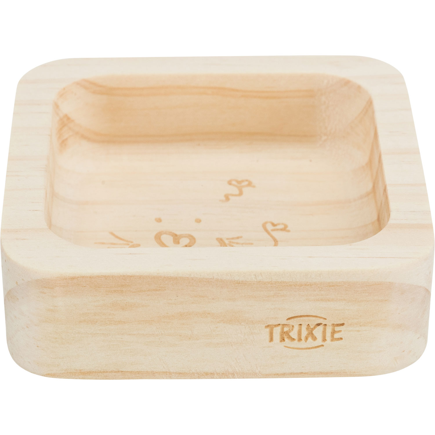 Tazón de madera, 60 ml/8 × 8 cm