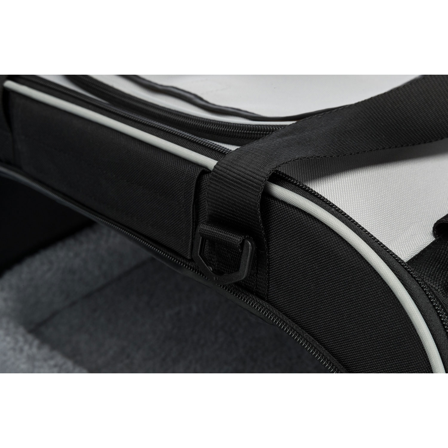 Bolsa transporte Valery, 29 × 31 × 49 cm, Negro/Gris