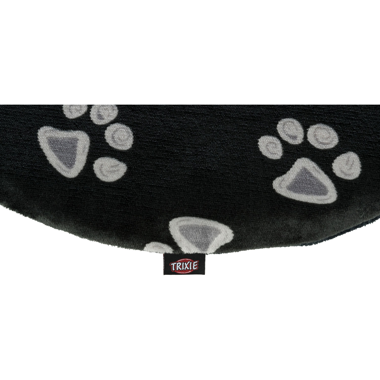 Cojín Jimmy, ovalado, 44 × 31 cm, Negro