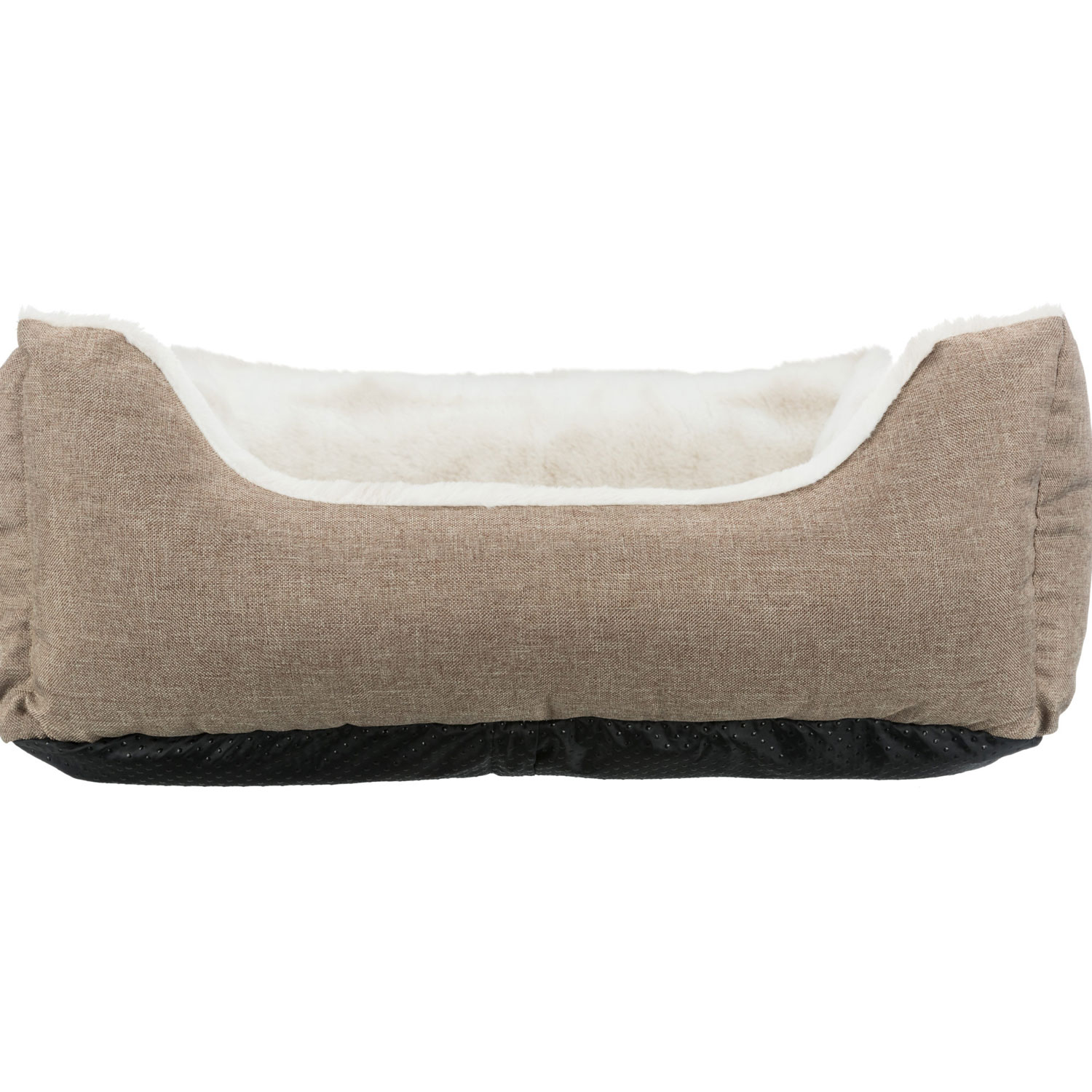 Cama Nelli, 80 × 65 cm, Marrón claro/Blanco-Taupe