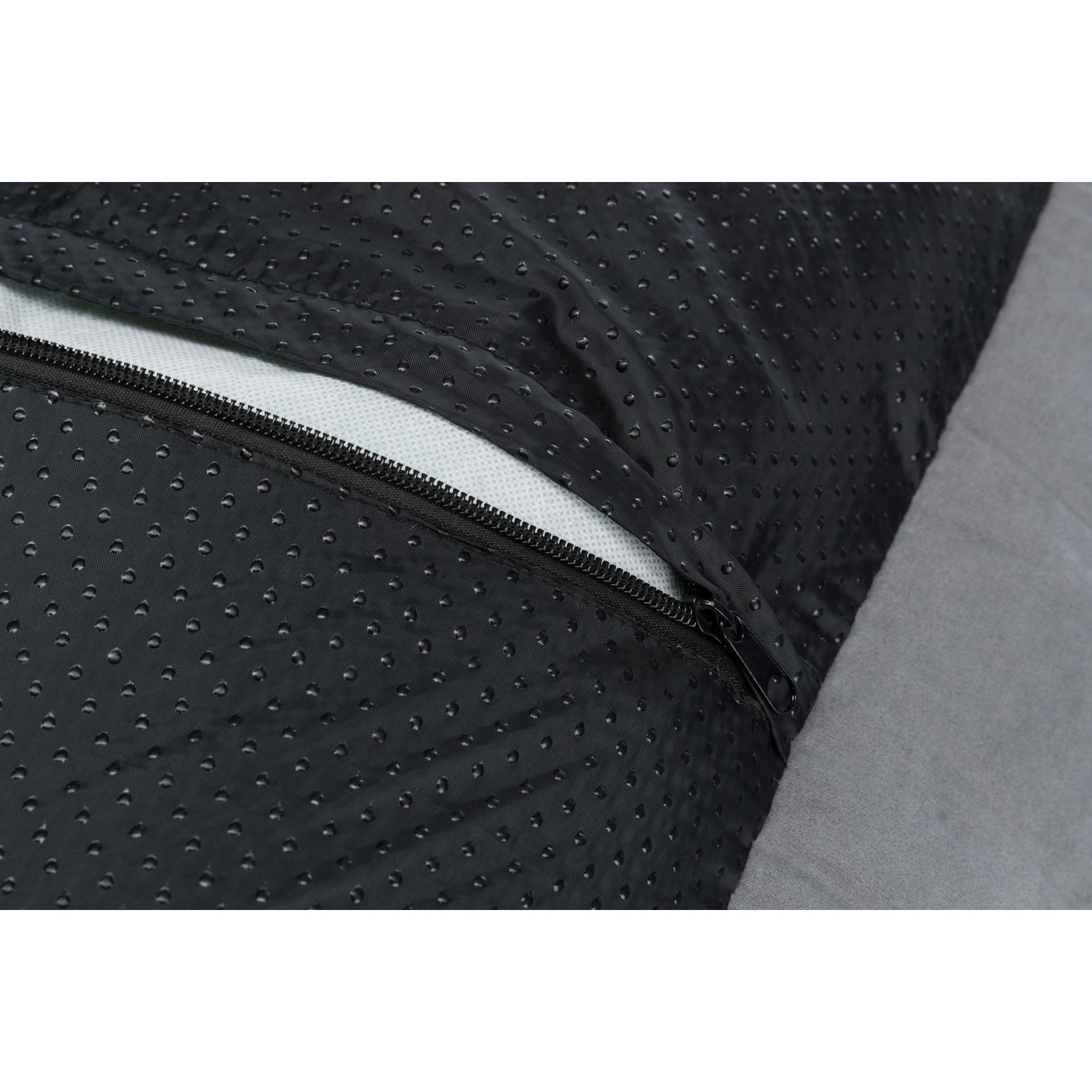 Cama Harvey, 60 × 50 cm, Gris/Blanco-Negro