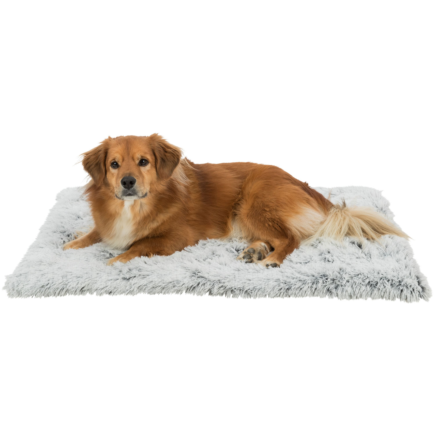 Alfombrilla Harvey, 75 × 55 cm, Blanco-Negro/Gris