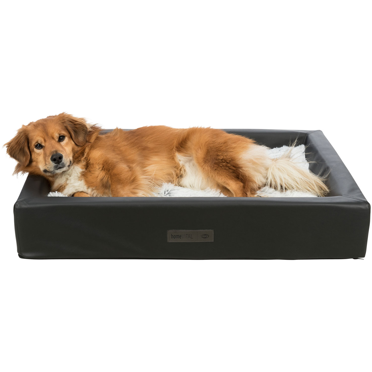 Alfombrilla Harvey, 75 × 55 cm, Blanco-Negro/Gris