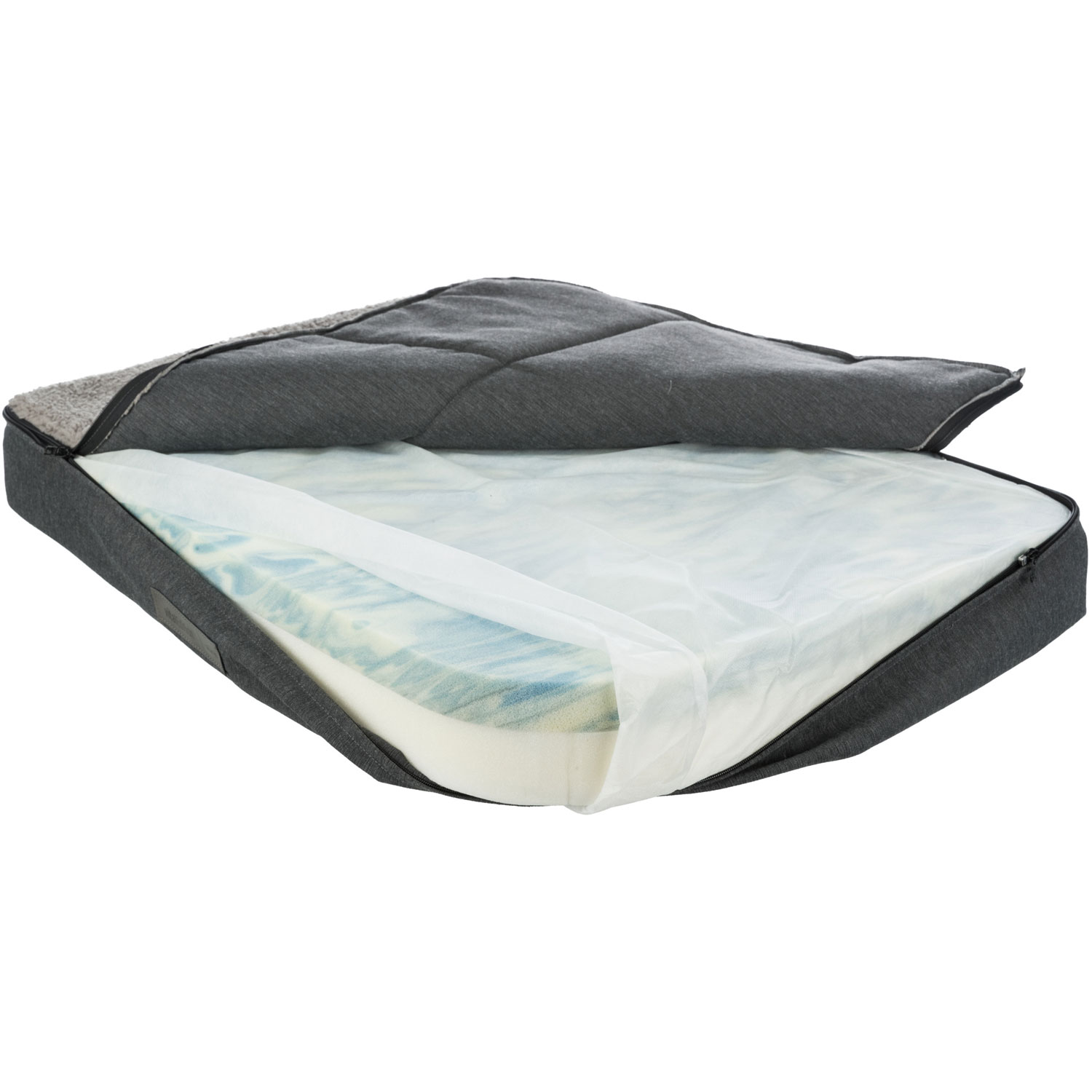 Sofá Vital Bendson, 80 × 60 cm, Gris oscuro/Gris claro